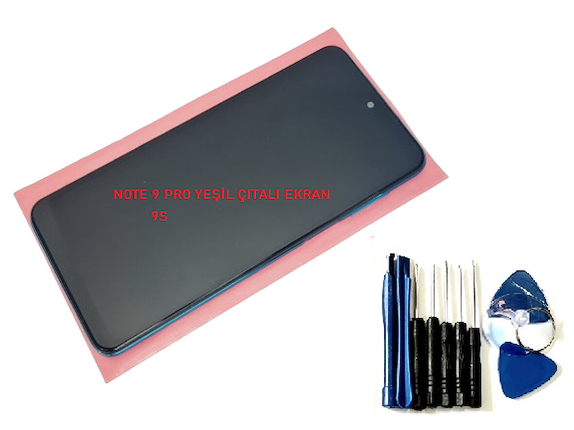 Xiaomi Redmi NOTE 9S Lcd Ekran Dokunmatik Orijinal (Full ÇITALI YEŞİL) Tamir Seti