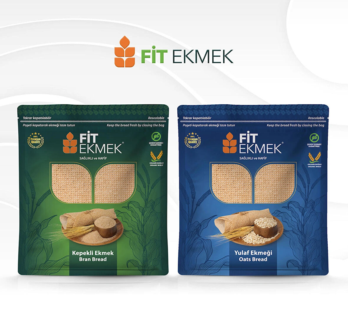 fit 1 Paket Yulaf Lavaş Ekmeği 1 Paket Kepekli Lavaş Ekmeği