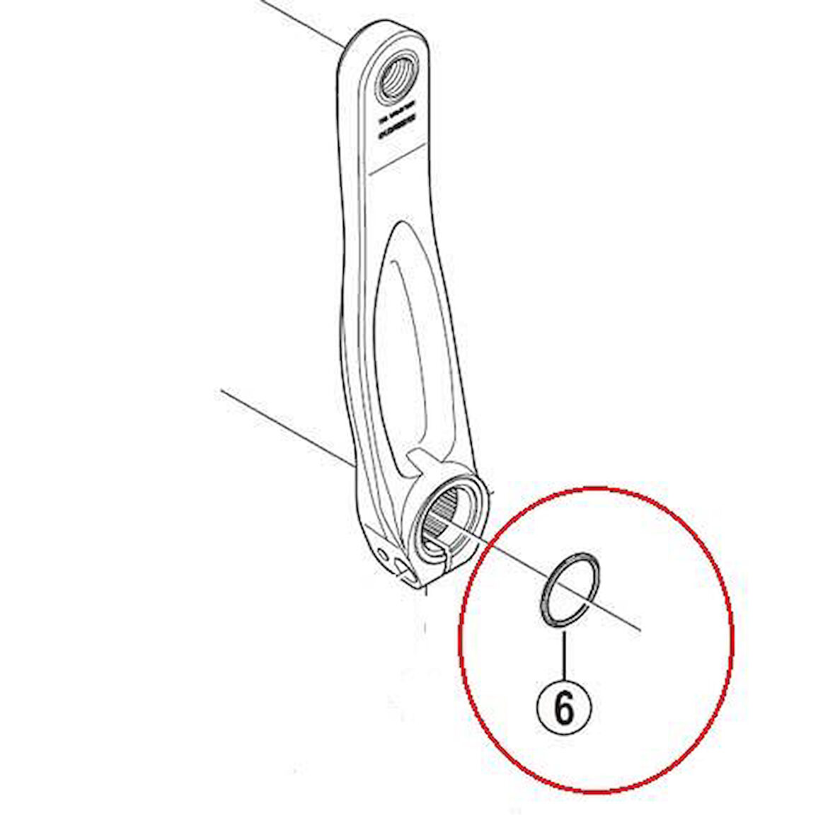 Shimano Hollowtech Sol Kol Contası 