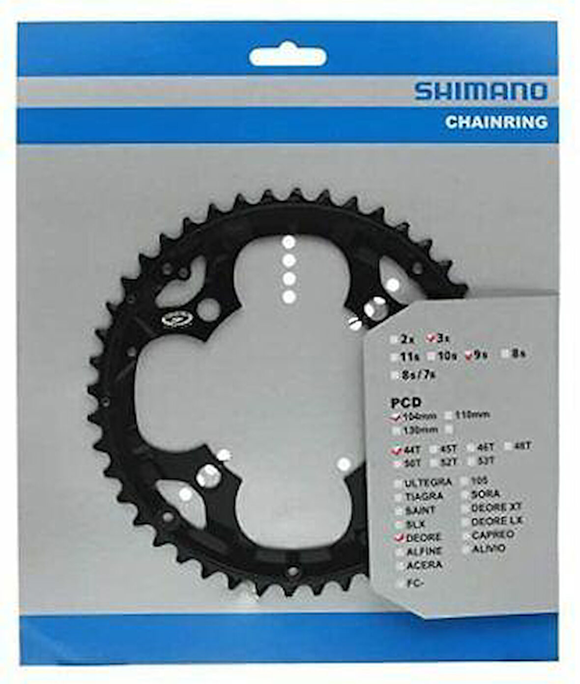 Shimano Aynakol Deore FC-M530 44T BCD 104mm 9S 
