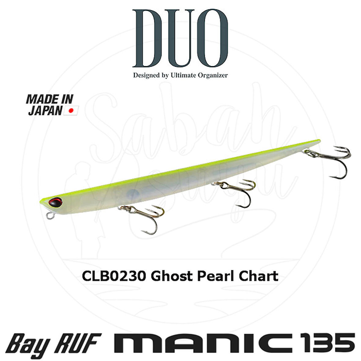 Duo Bay Ruf Manic 135 DLB0230 Ghost Pearl Chart