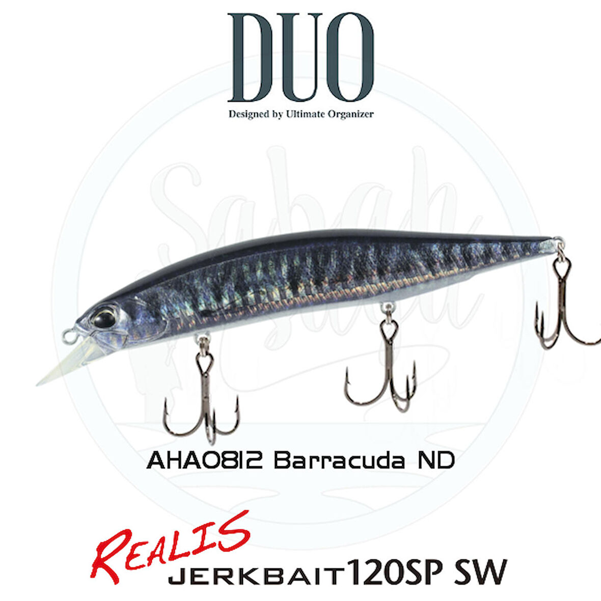 Duo Realis Jerkbait 120SP SW AHA0812 Barracuda ND