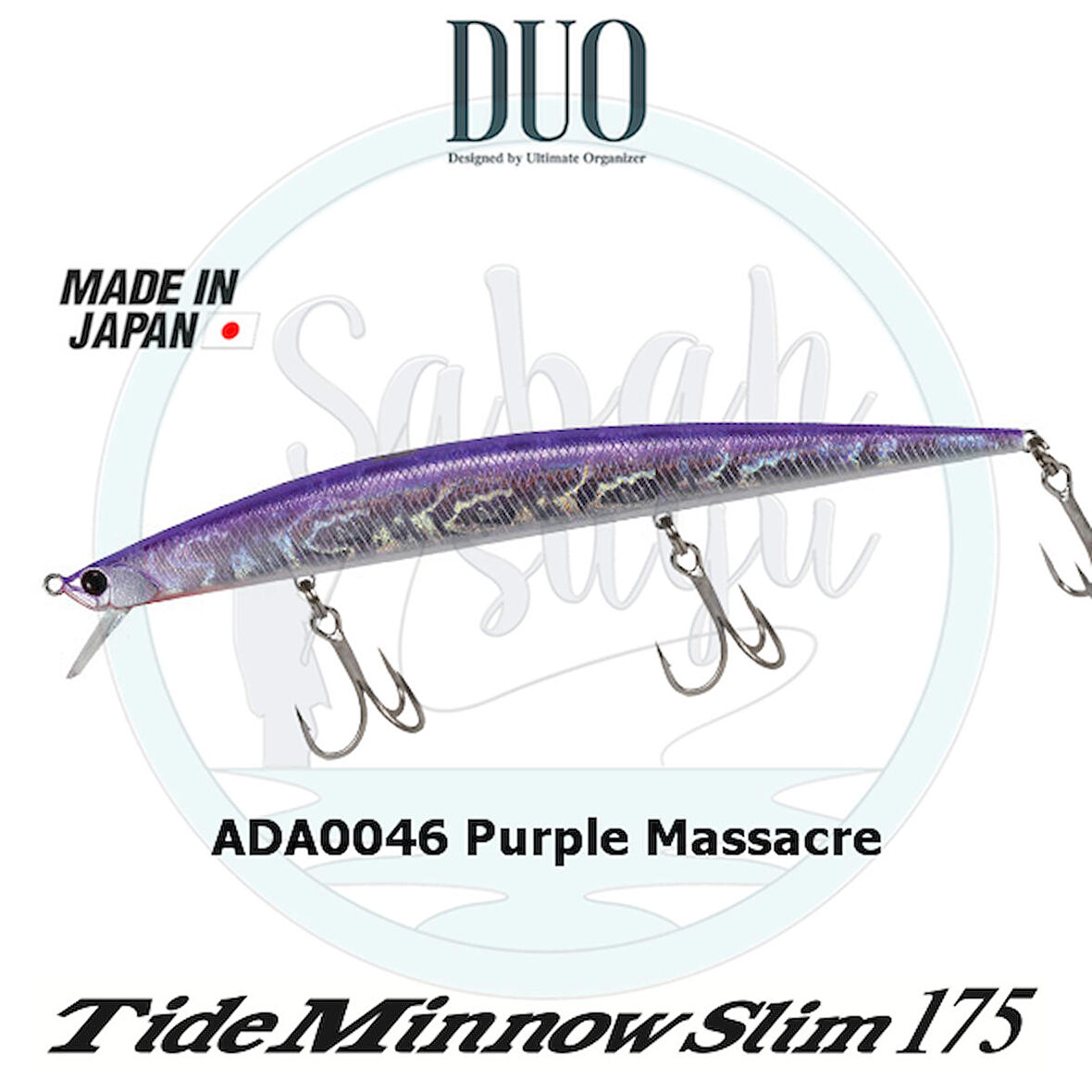 Duo Tide Minnow Slim 175 ADA0046 Purple Massacre