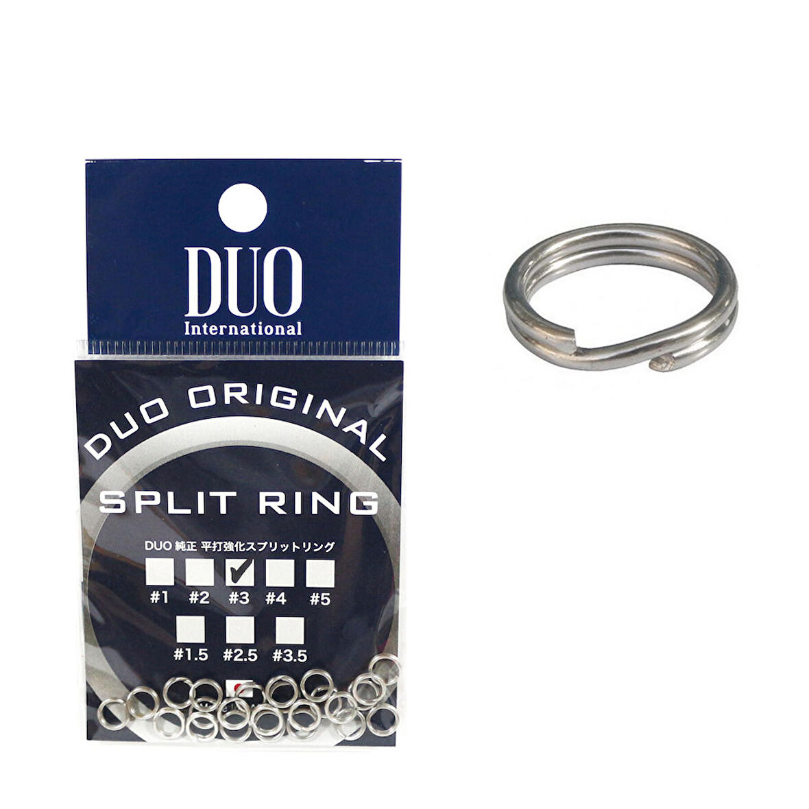 Duo Split Ring Halka #3 11kg 24lb (24 Adet)