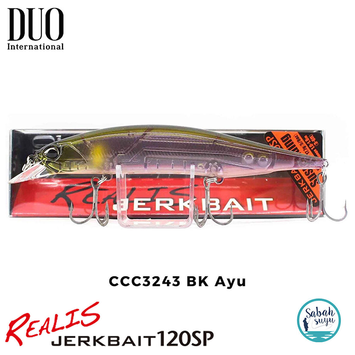 Duo Realis Jerkbait 120SP CCC3243 BK Ayu