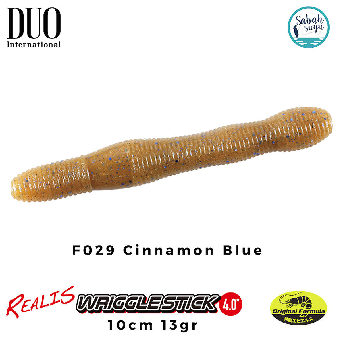 Duo Realis Wriggle Stick 4" 10cm 13gr F029 Cinnamon Blue