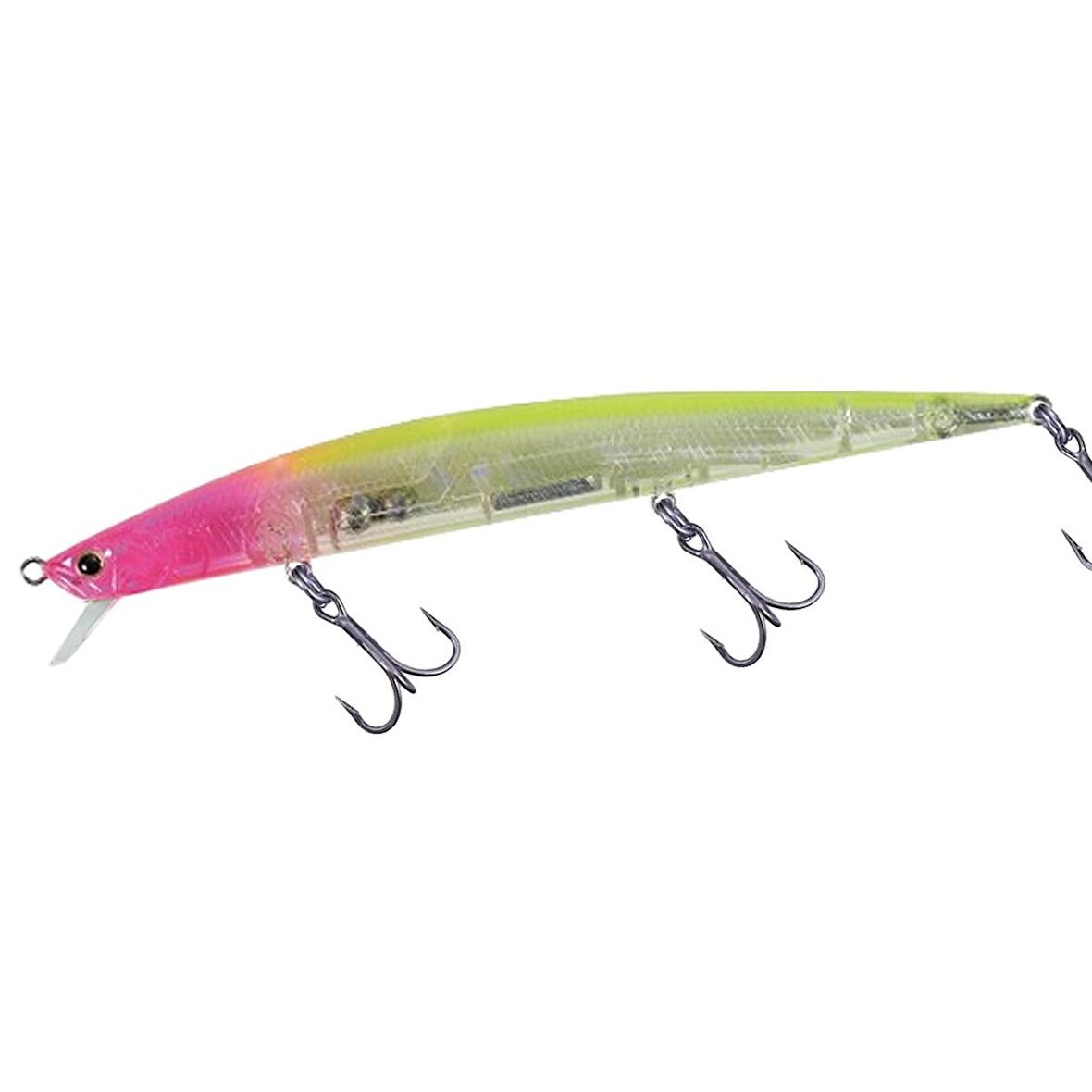 Duo Tide Minnow Slim 175 FLYER CLA0602 Clear Pink Head Chart