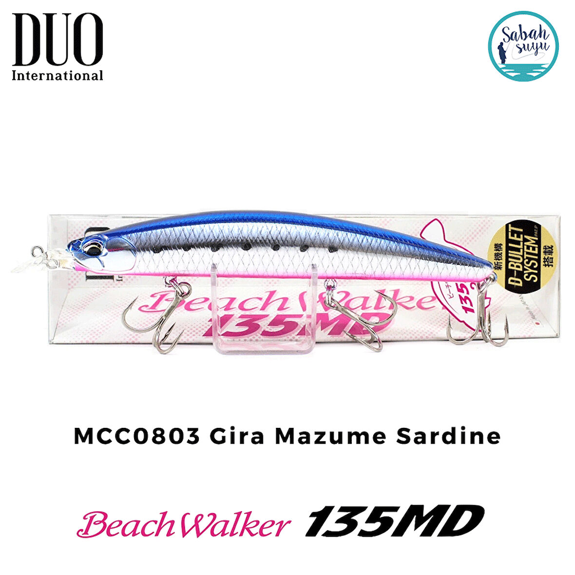 Duo Beach Walker 135MD MCC0803 Gira Mazume Sardine Maket Balık