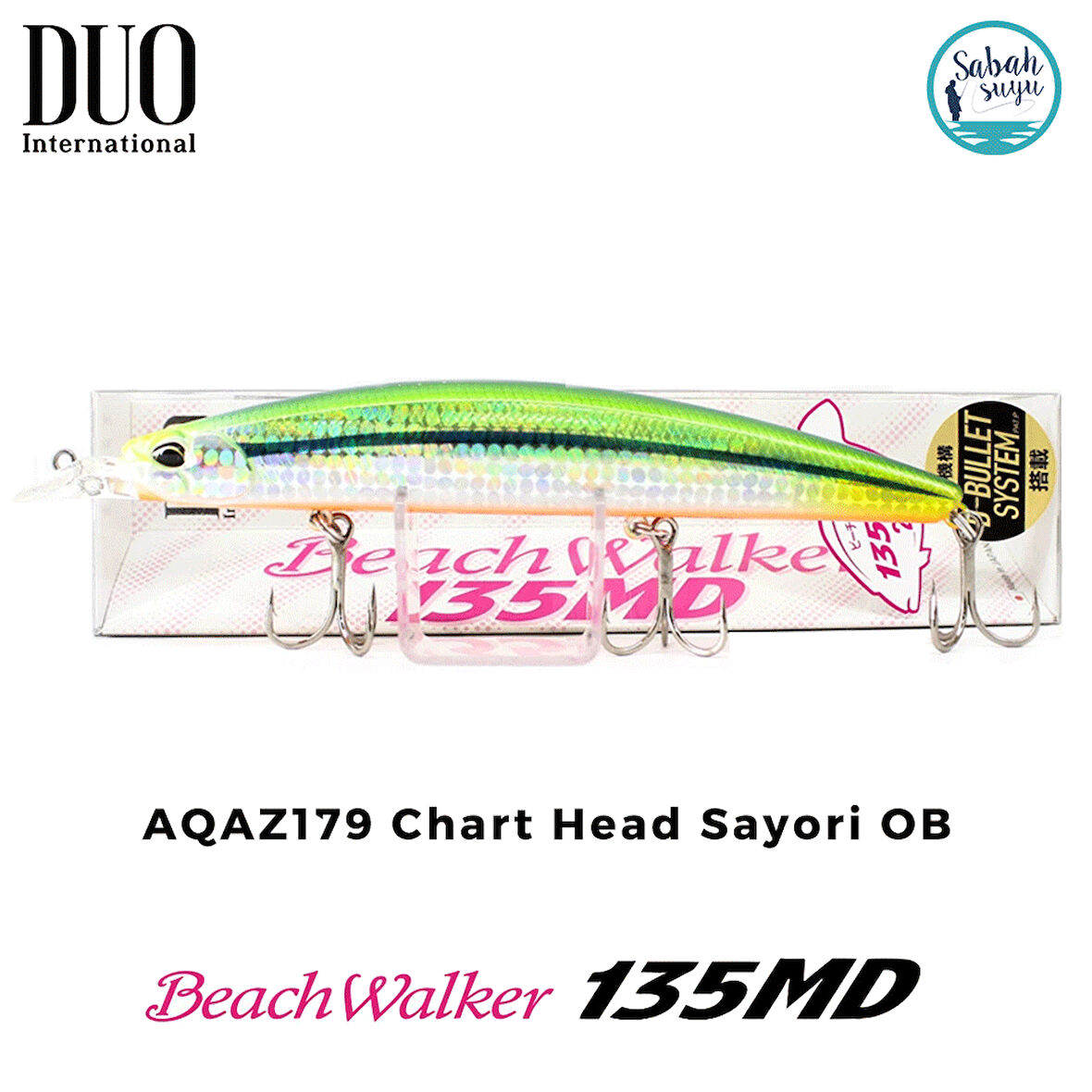 Duo Beach Walker 135MD AQAZ179 Chart Head Sayori OB Maket Balık
