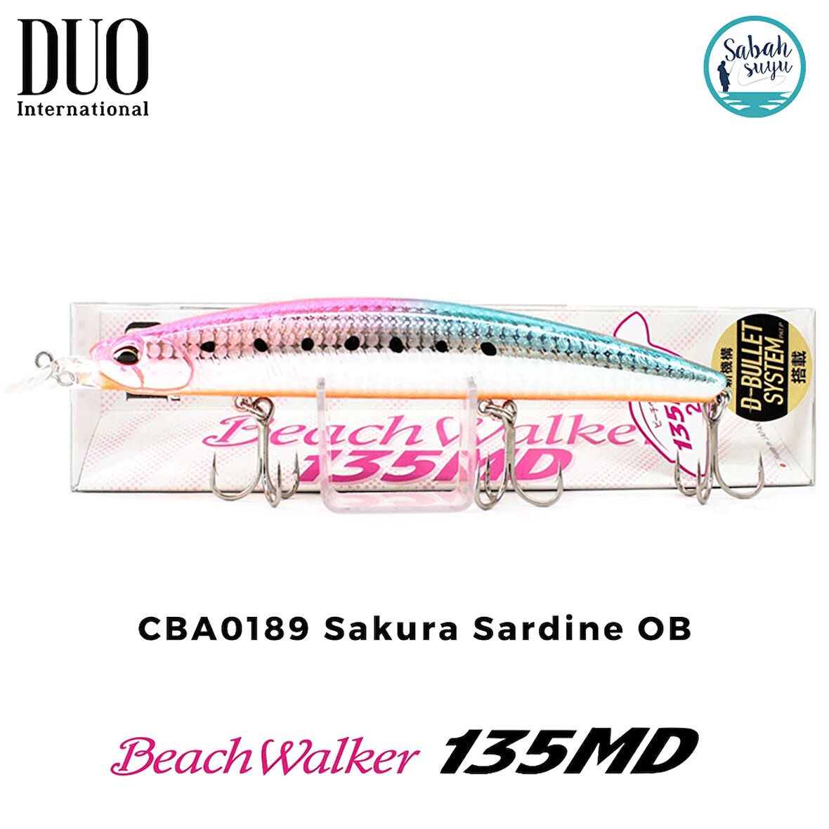 Duo Beach Walker 135MD CBA0189 Sakura Sardine OB Maket Balık