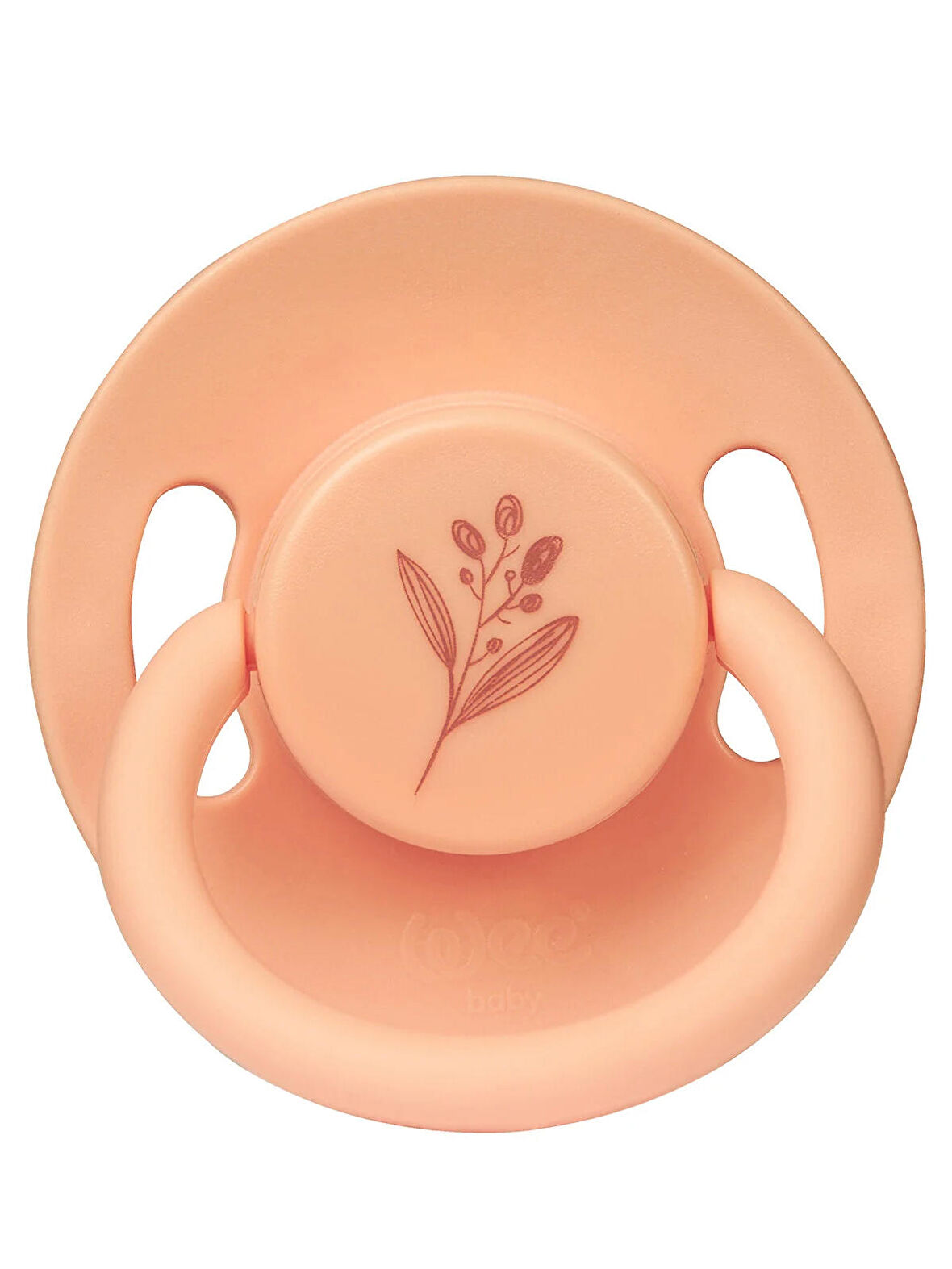 Wee Baby Pure Yuvarlak Kauçuk Emzik No: 3 Yavruağzı
