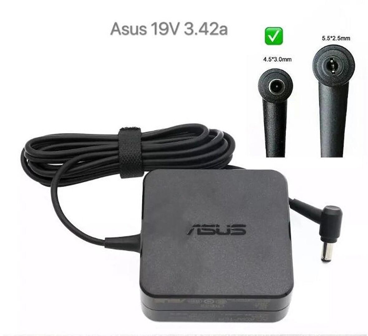 Orijinal Asus 19.5V 3.42A BU201LA 4.5*3.0 İğne uç Notebook Adaptörü