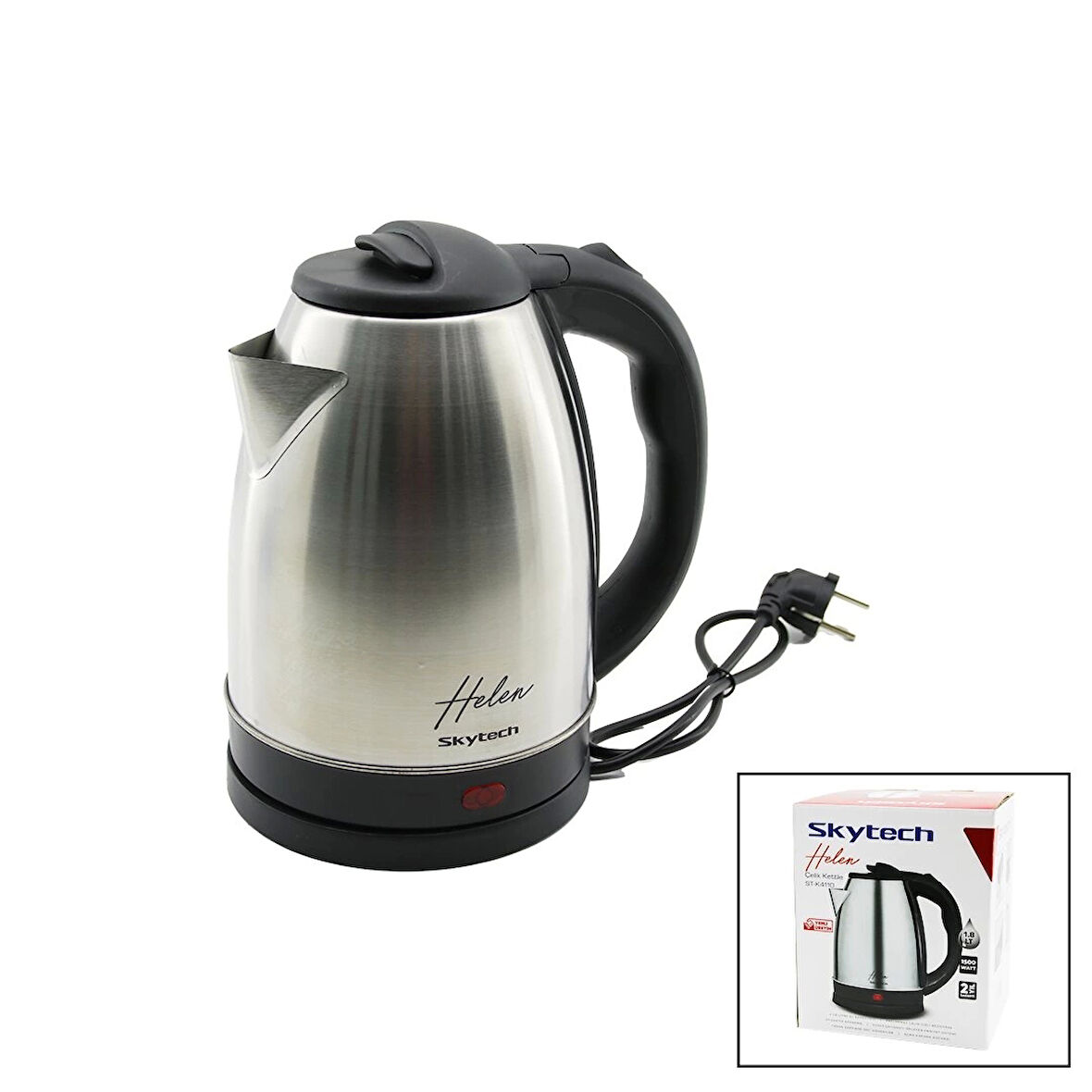 HELEN ÇELİK KETTLE KETTLE SU ISITICI 1.8LT - 1500W ST-K4110 (4533)