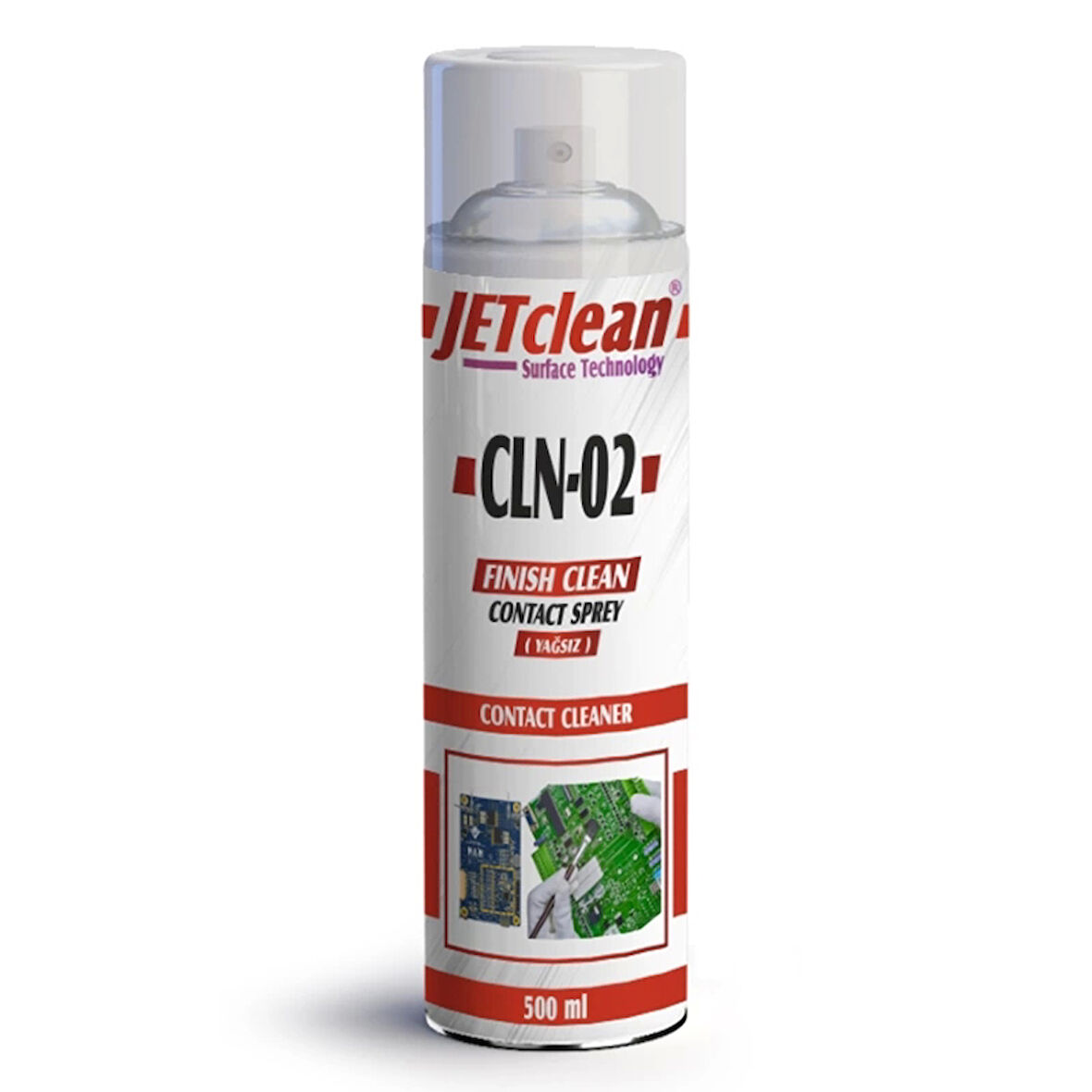 JETCLEAN CLN-02 500 ML KONTAK YAĞSIZ SPREY (4533)