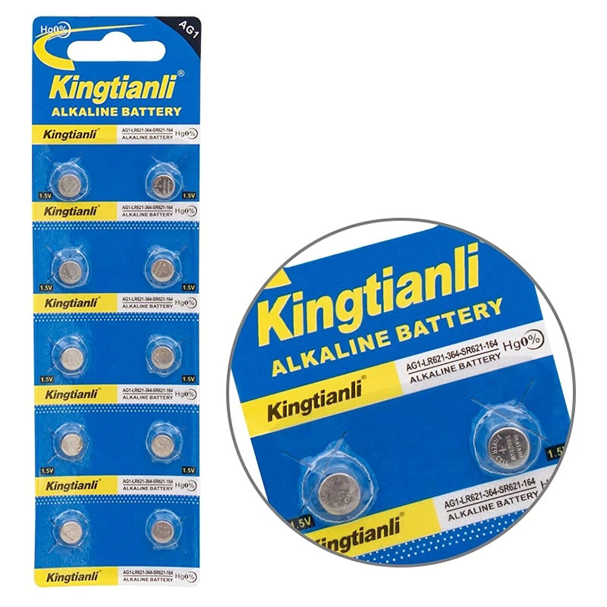 AG1 LR621 ALKALİN SAAT PİLİ 10LU PAKET (4533)