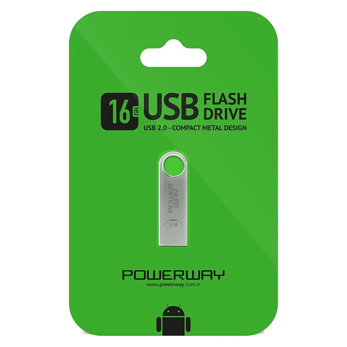 16 GB METAL USB 2.0 FLASH BELLEK (4533)