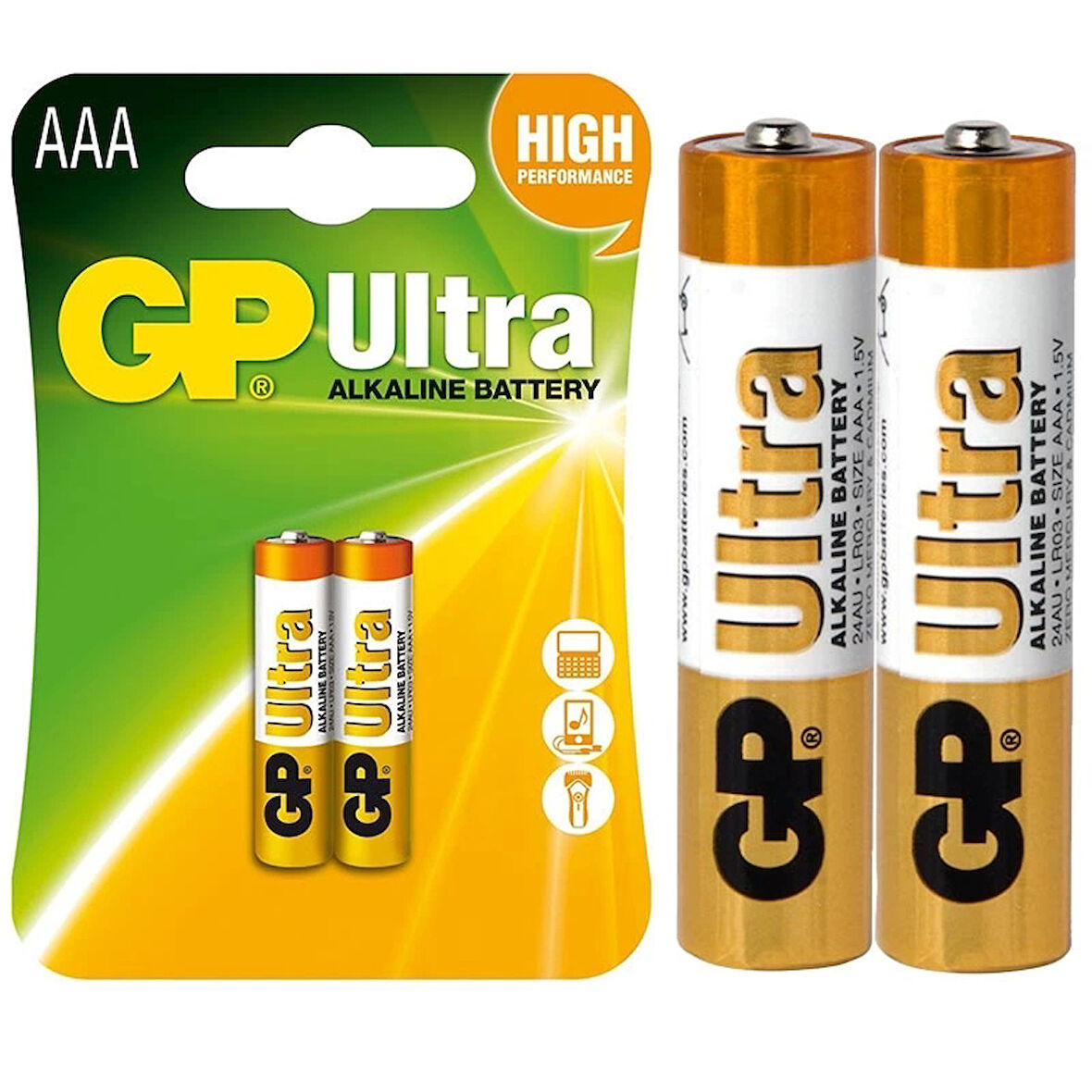 GP 24AU-2U2 ALKALİN İNCE KALEM PİL 2 Lİ PAKET FİYAT (4533)