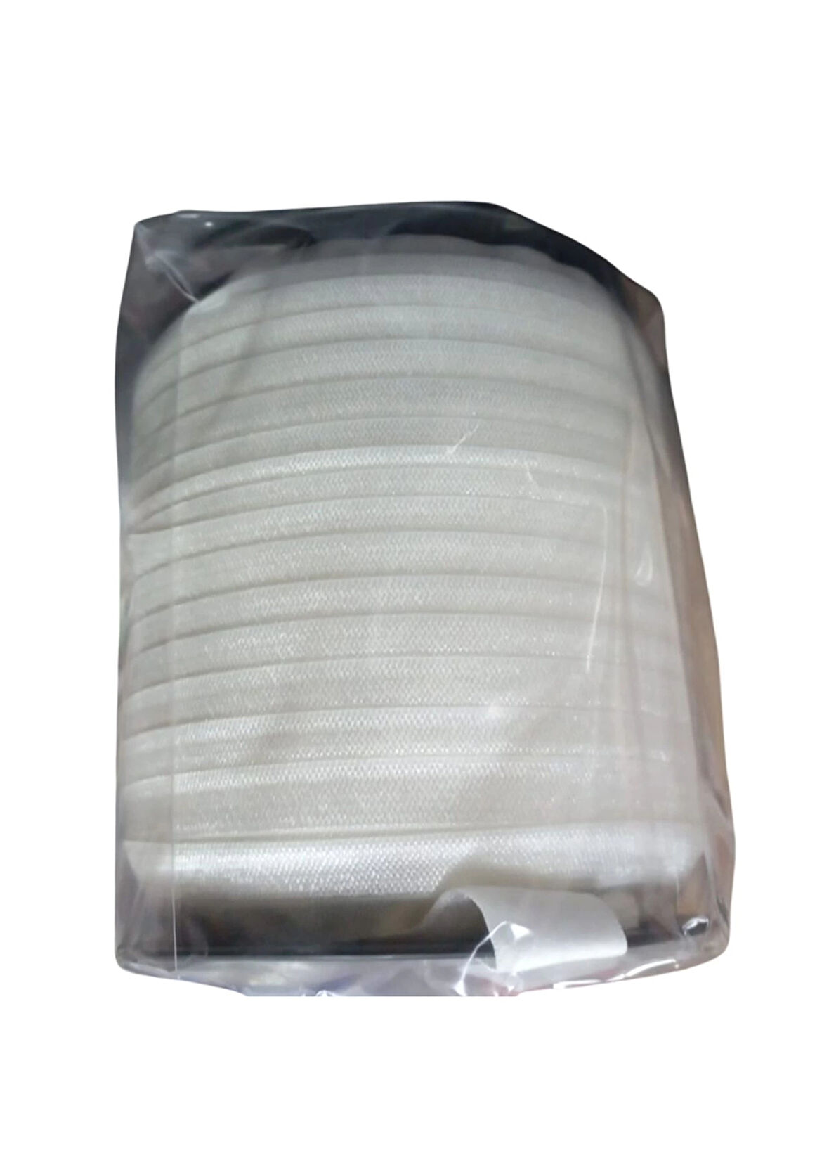 Çamaşır Lastiği Düz 1 cm  75 Metre 1 Top Ekru