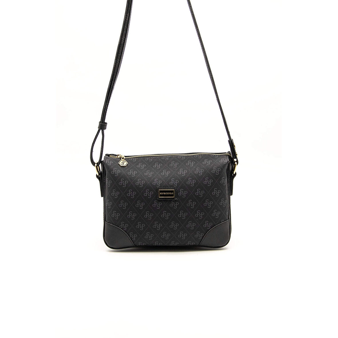 Silver Polo  Kadın Çapraz Çanta 784-45348 SILVER POLO ÇAPRAZ Kadın ÇANTASI M178 SİYAH-MAT SİYAH