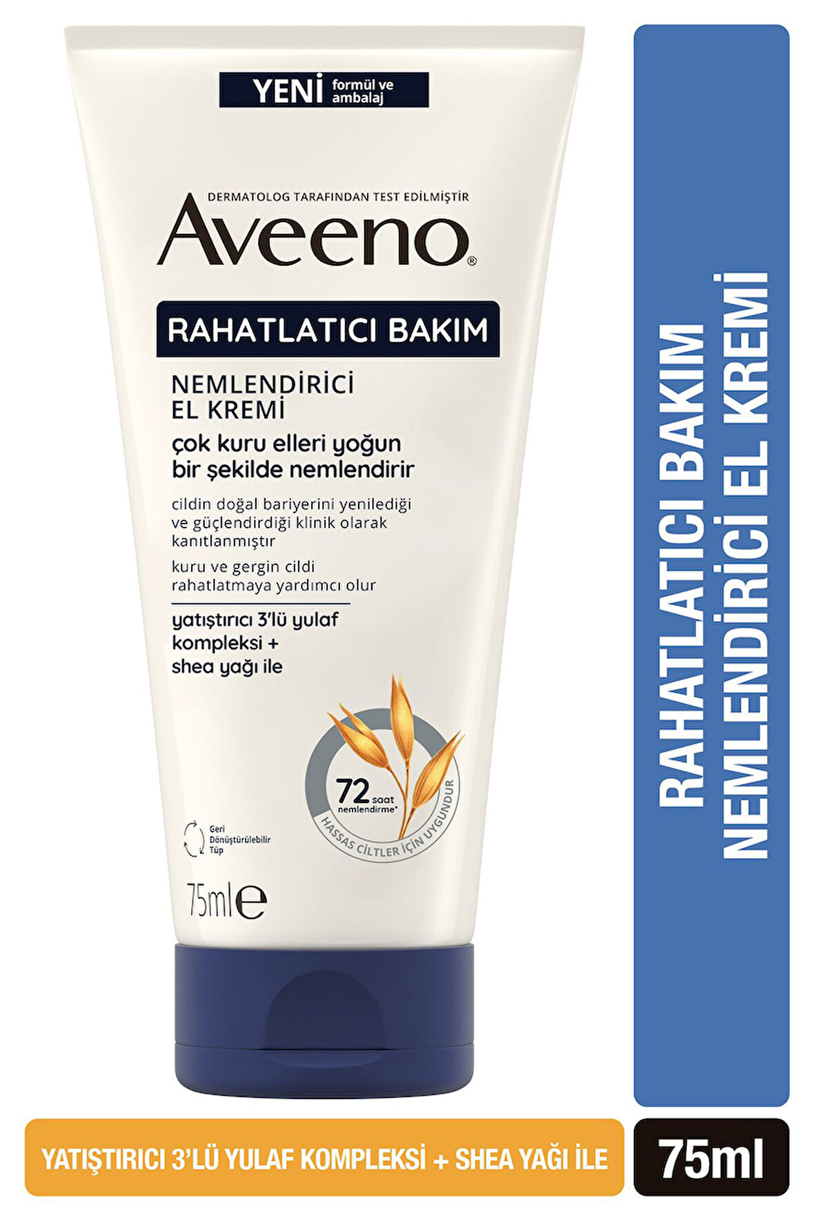 Aveeno Çok Kuru Ciltler İçin Yoğun Nemlendirici ve Rahatlatıcı El Kremi 75 Ml