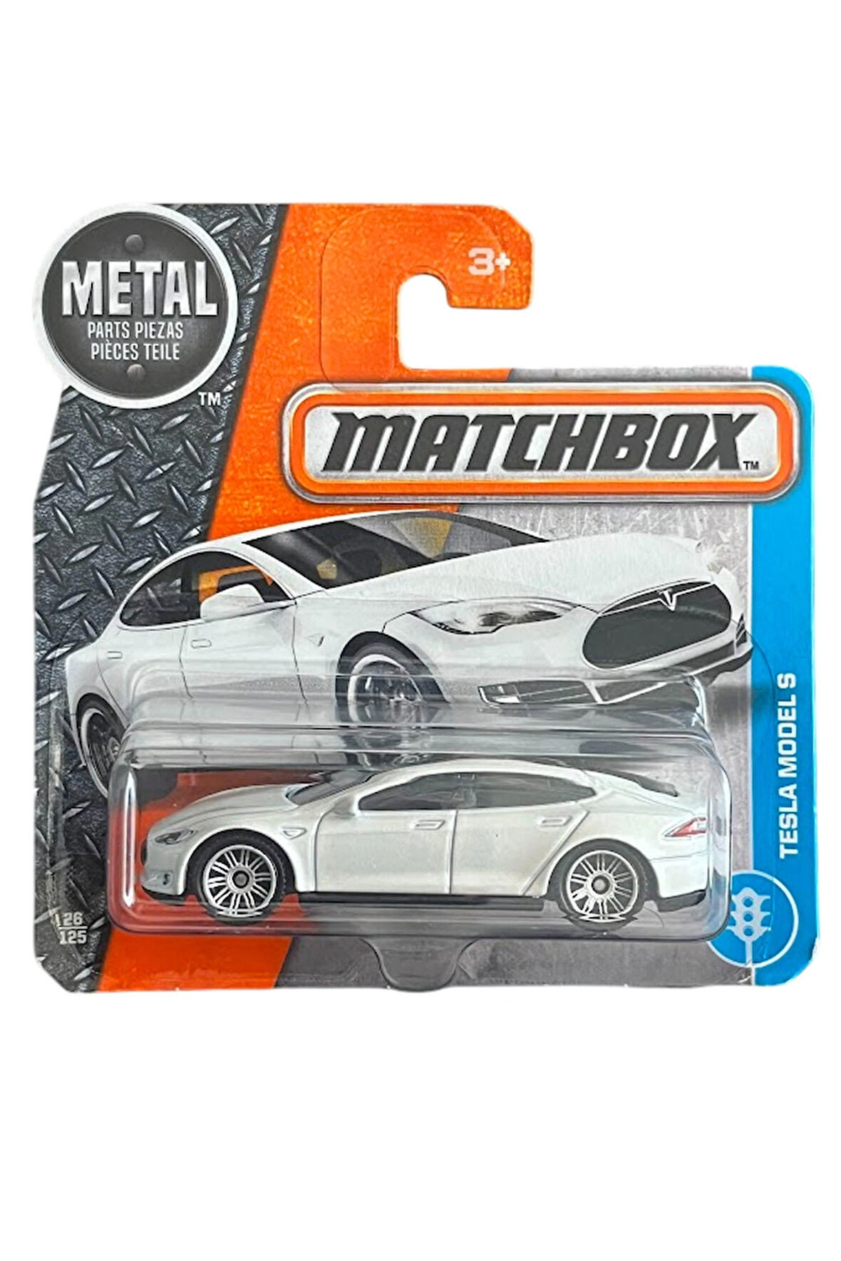 Matchbox - Tesla Model S - Beyaz (1/64) 2017 Üretim