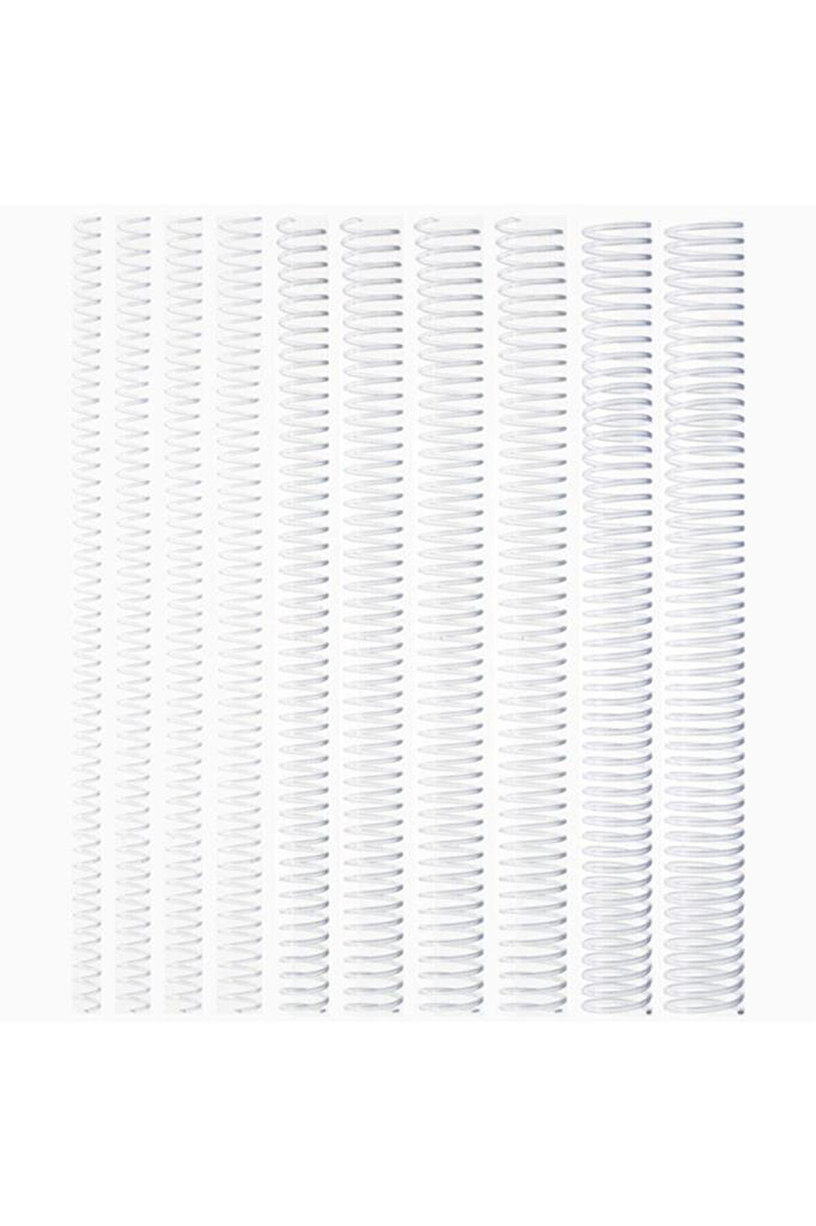 Kayreb Spiral Plastik Helezon (100 LÜ) 12 MM Şeffaf