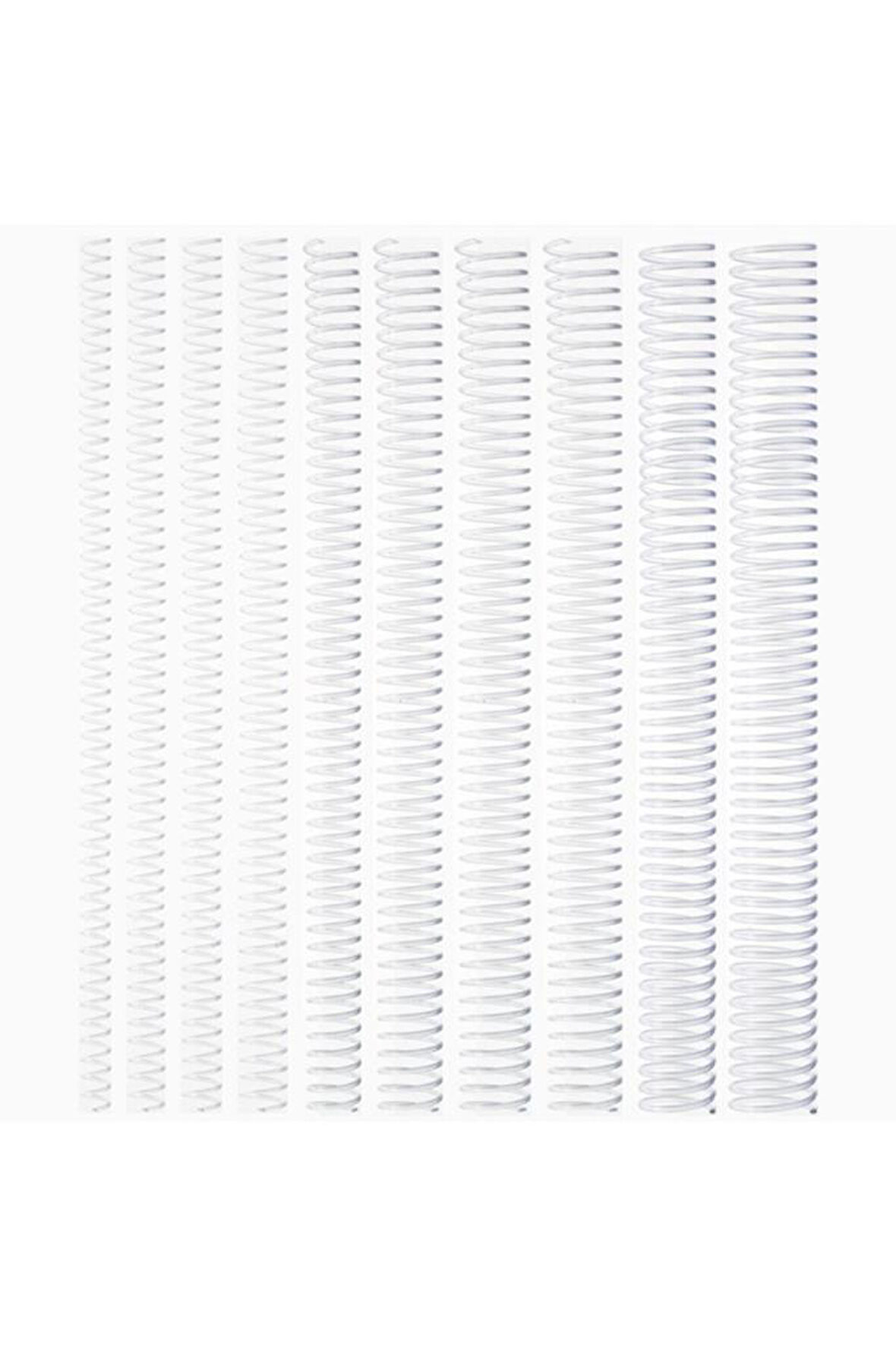 Kayreb Spiral Plastik Helezon (100 LÜ) 22 MM Şeffaf