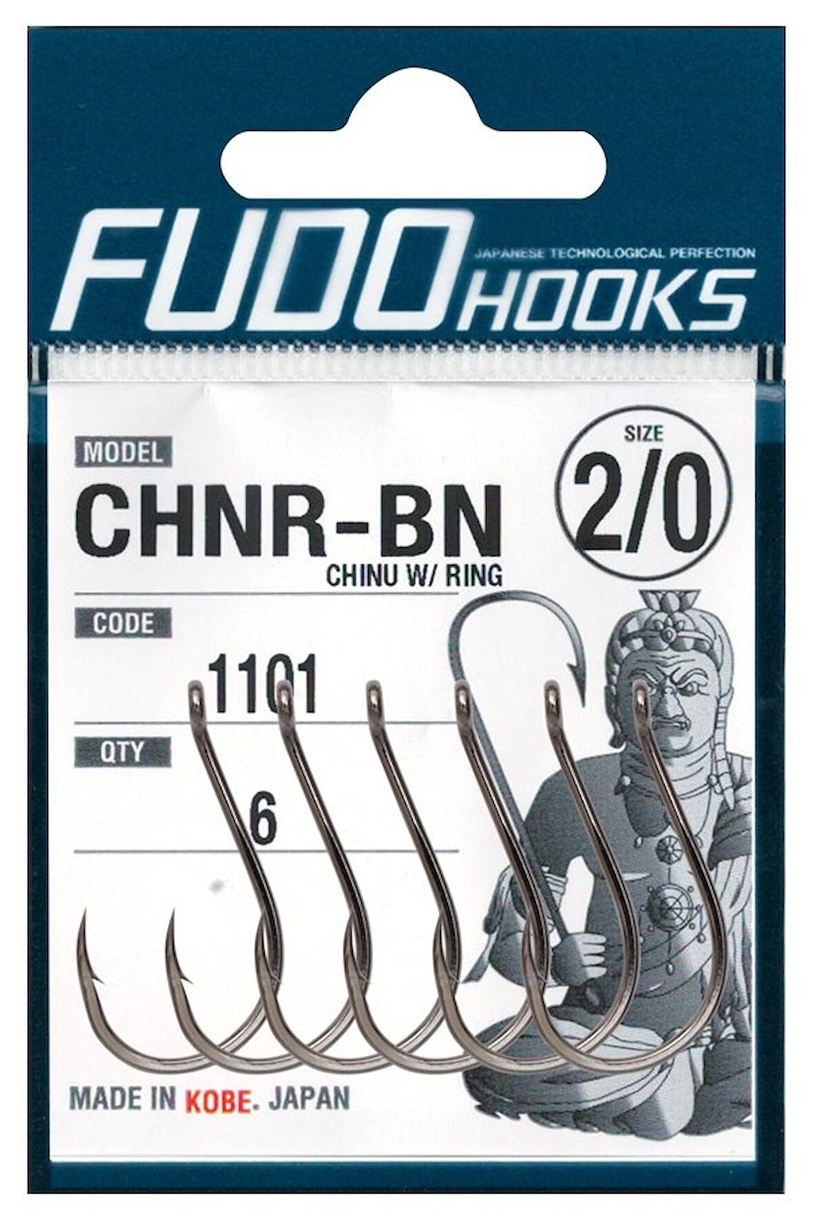 Fudo 1100 Chinu W/ Ring Nikel 1/0 no. Nikel İğne 