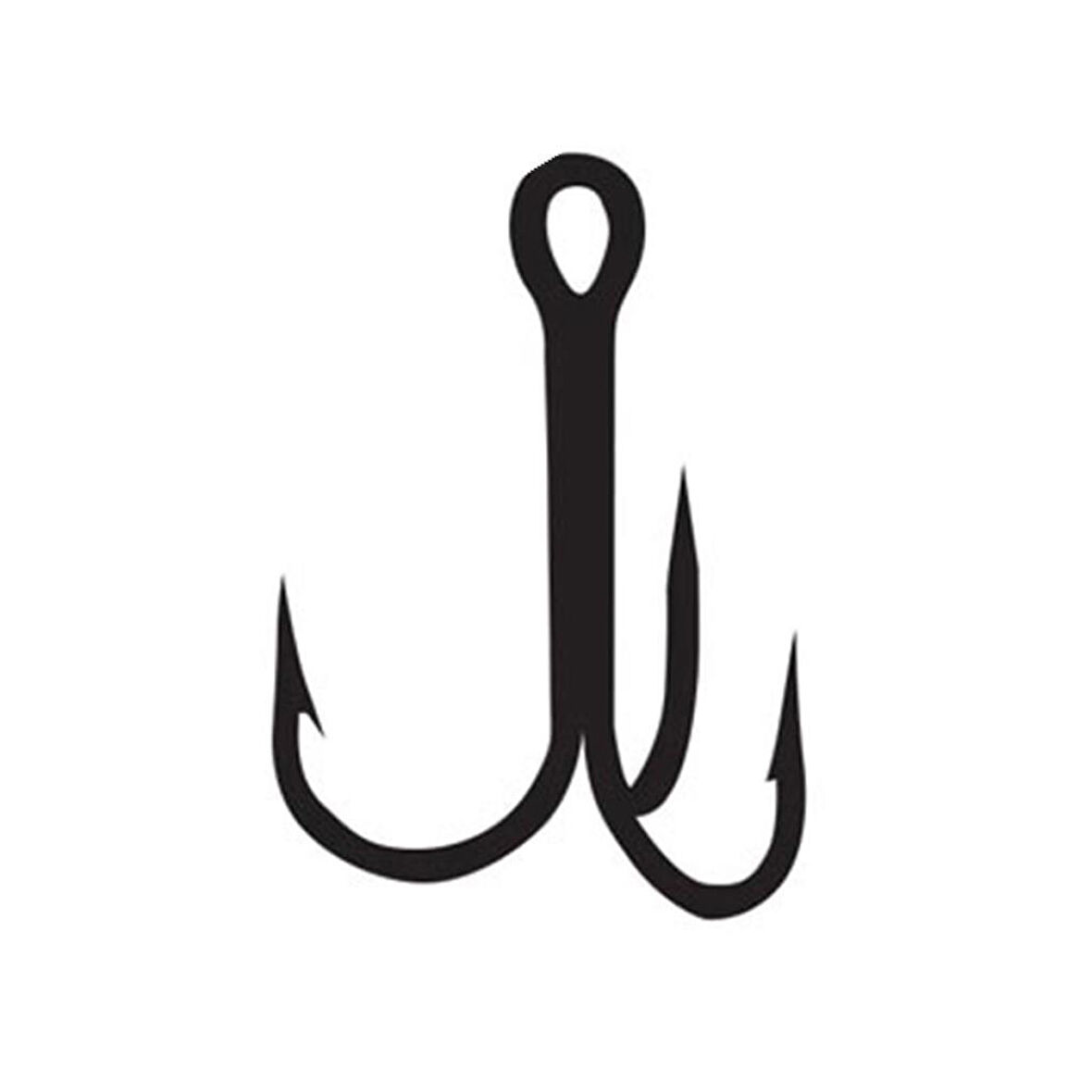 Fudo Treble RT41-BN Black Nikel Üçlü Olta İğnesi MAVİ-NO:4