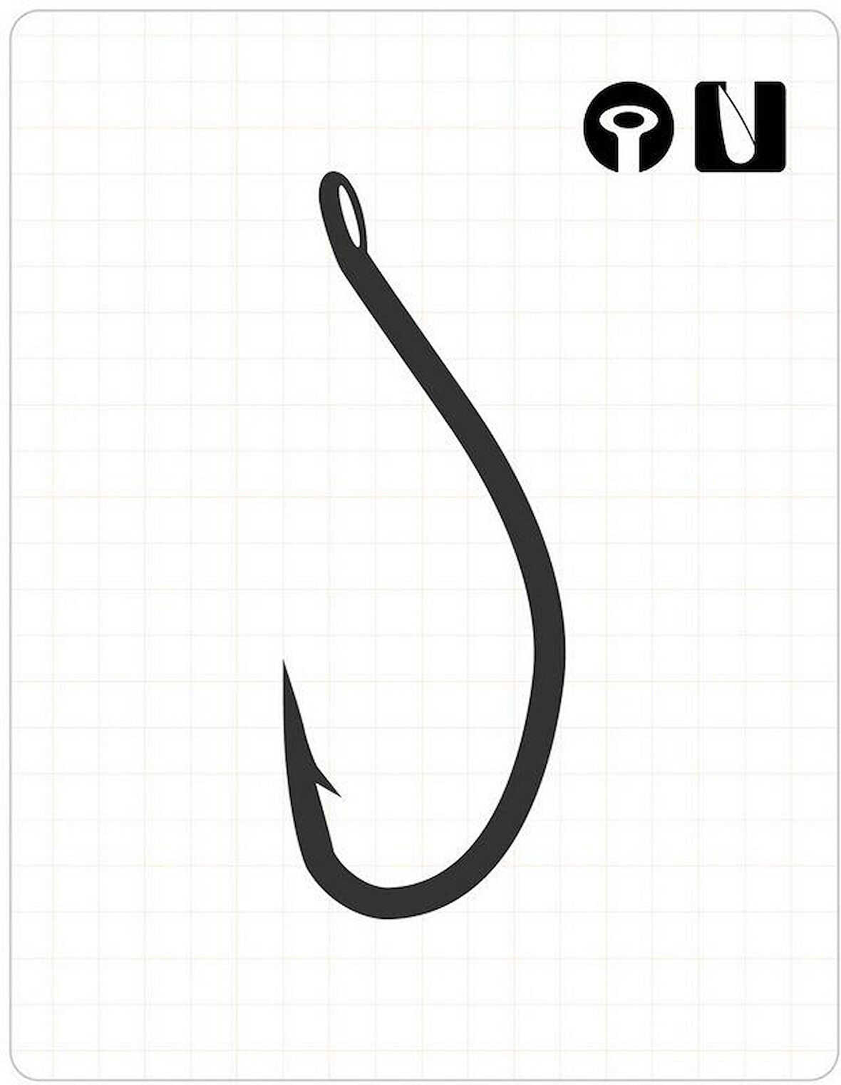 Fudo 2401 Carp Black Nikel Sazan İğnesi