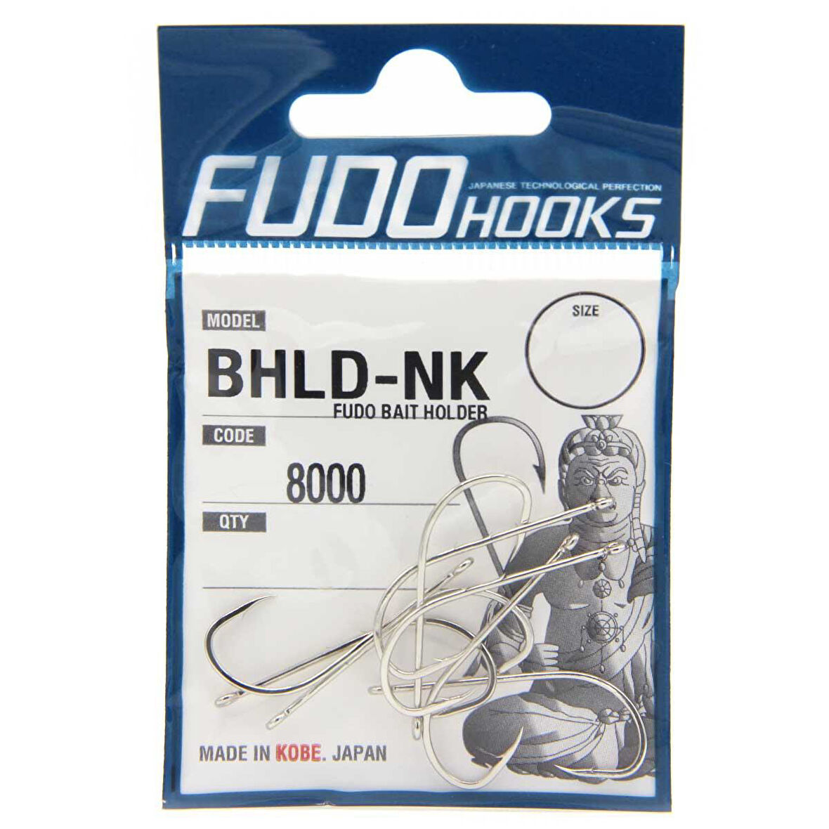 Fudo BHLD-NK Bait Holder Nikel Olta İğnesi Nikel-NO:8