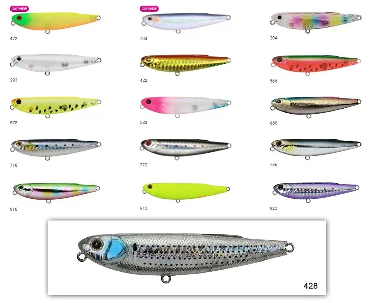 Zipbaits Fakie Dog 70mm WDT Su Üstü 8.2gr Maket Balık 428
