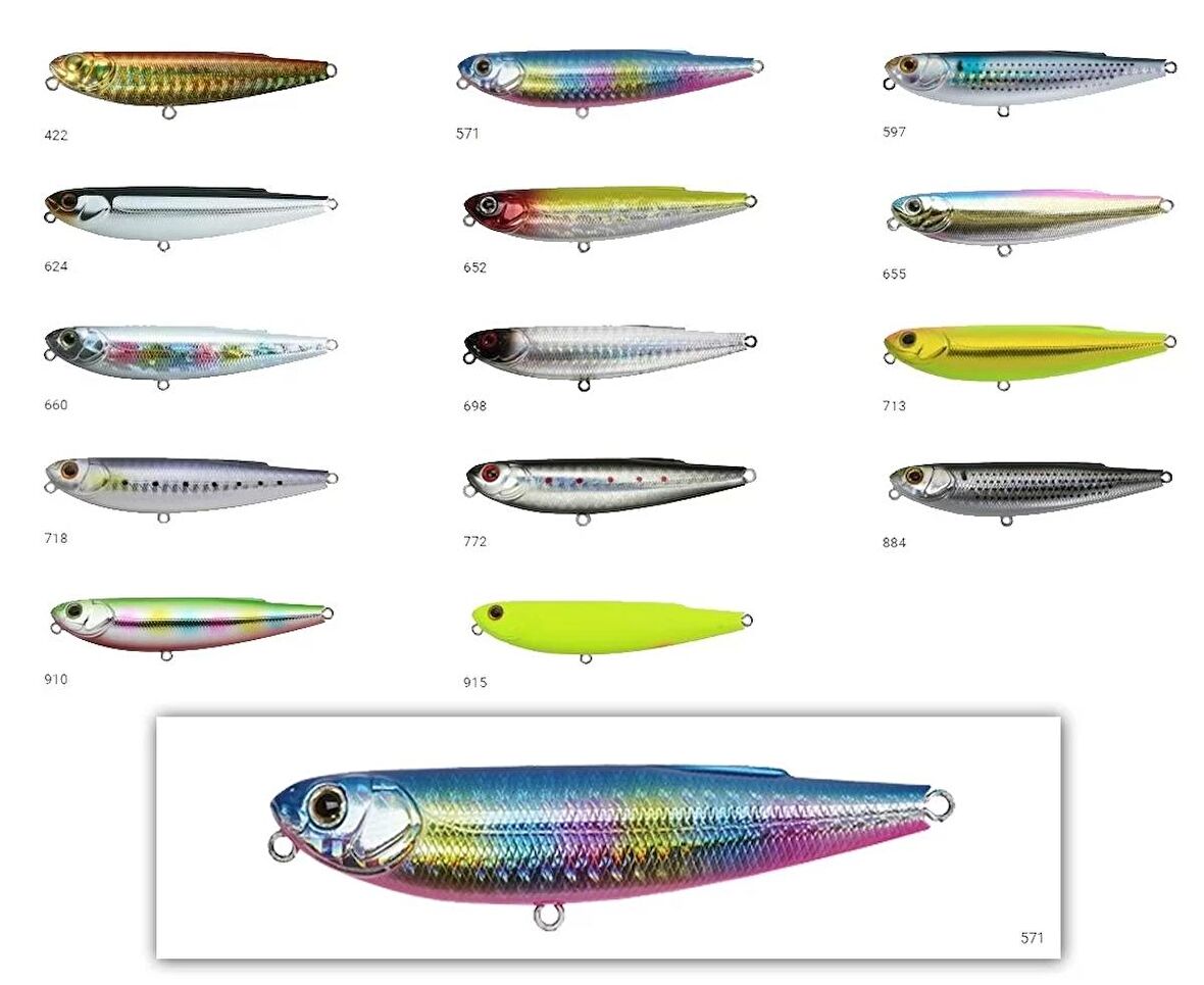 Zipbaits Fakie Dog 90mm WDT Su Üstü 12gr Maket Balık 571