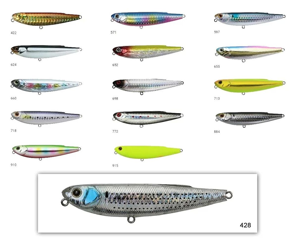 Zipbaits Fakie Dog 90mm WDT Su Üstü 12gr Maket Balık 428