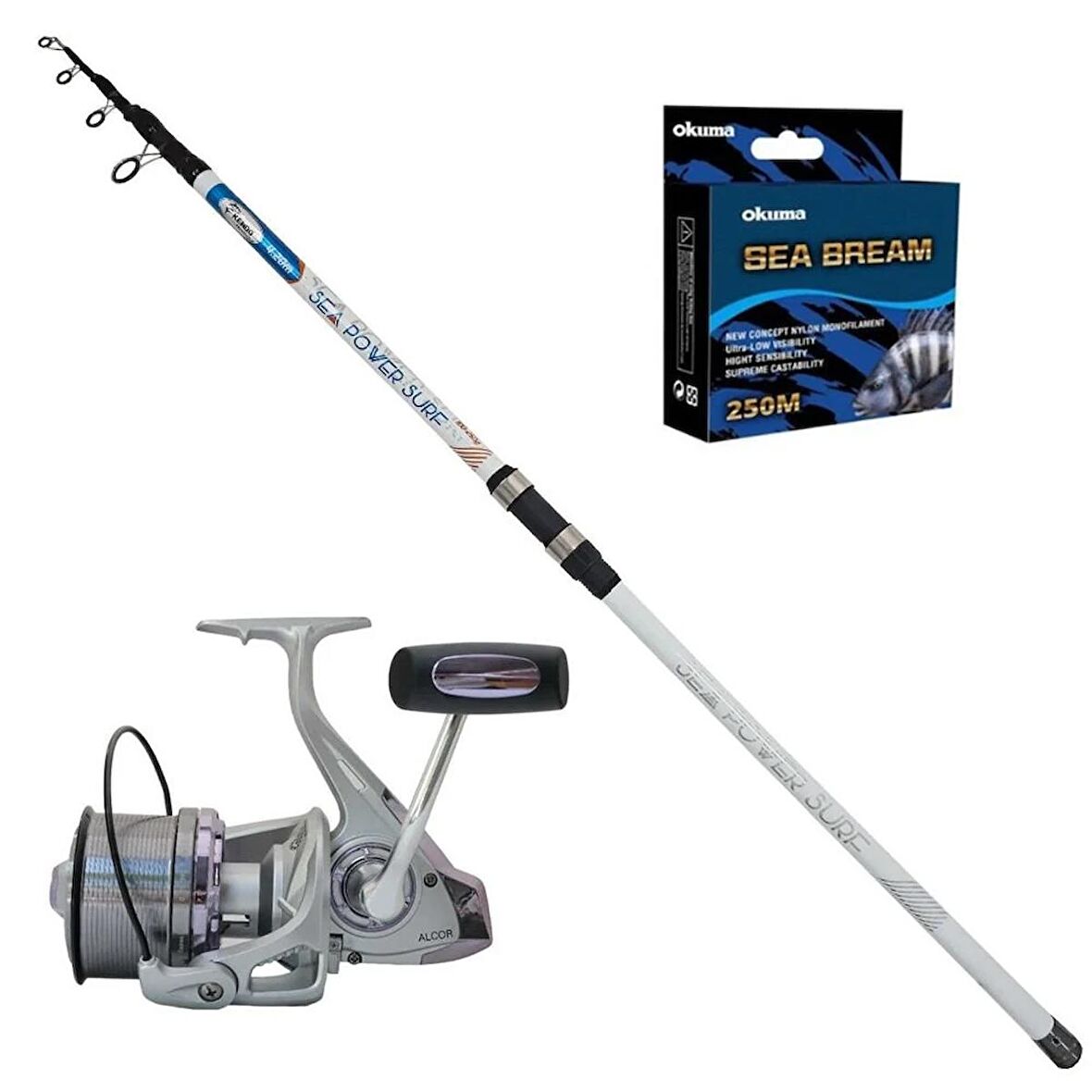Remixon Alcor 8000 - Kendo Sea Power 420cm Surf Olta Seti
