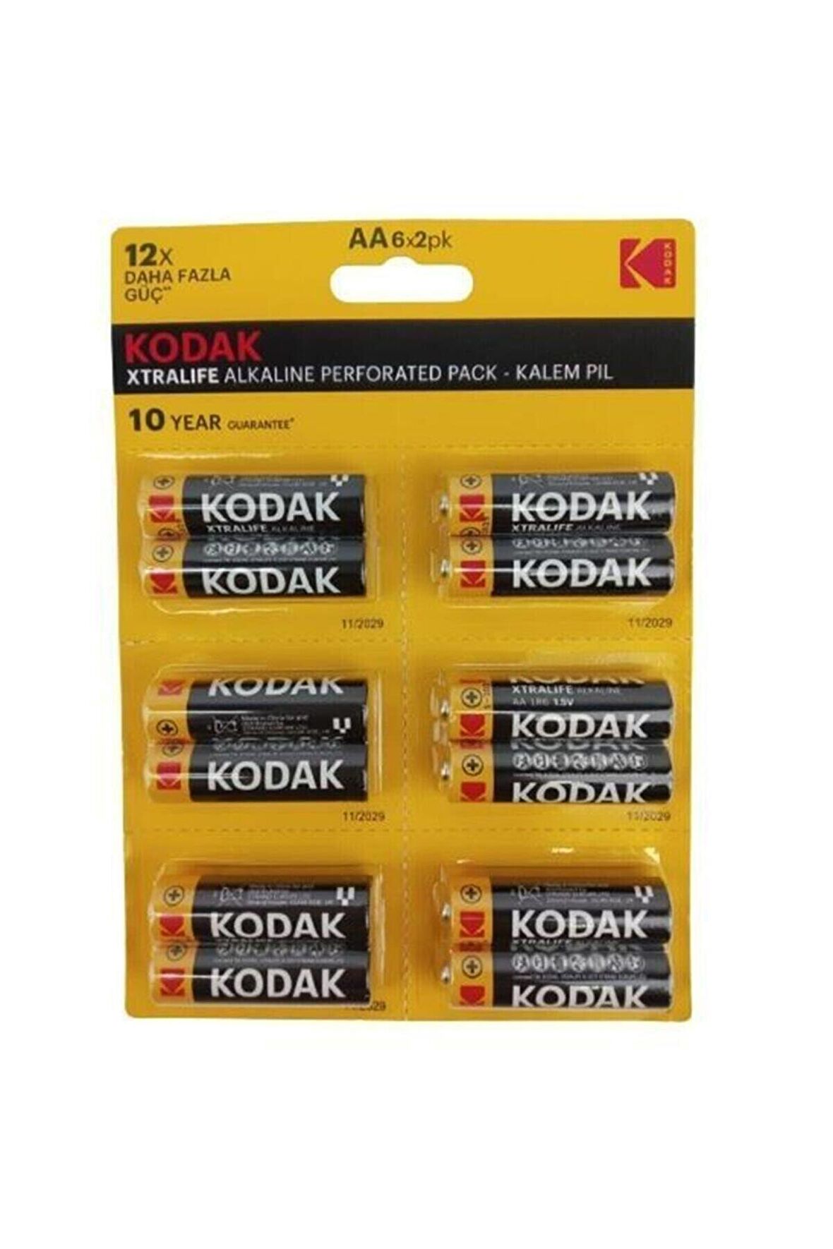  KODAK XTRALİFE 12Lİ KAA6/2 KALEM PİL 8462 