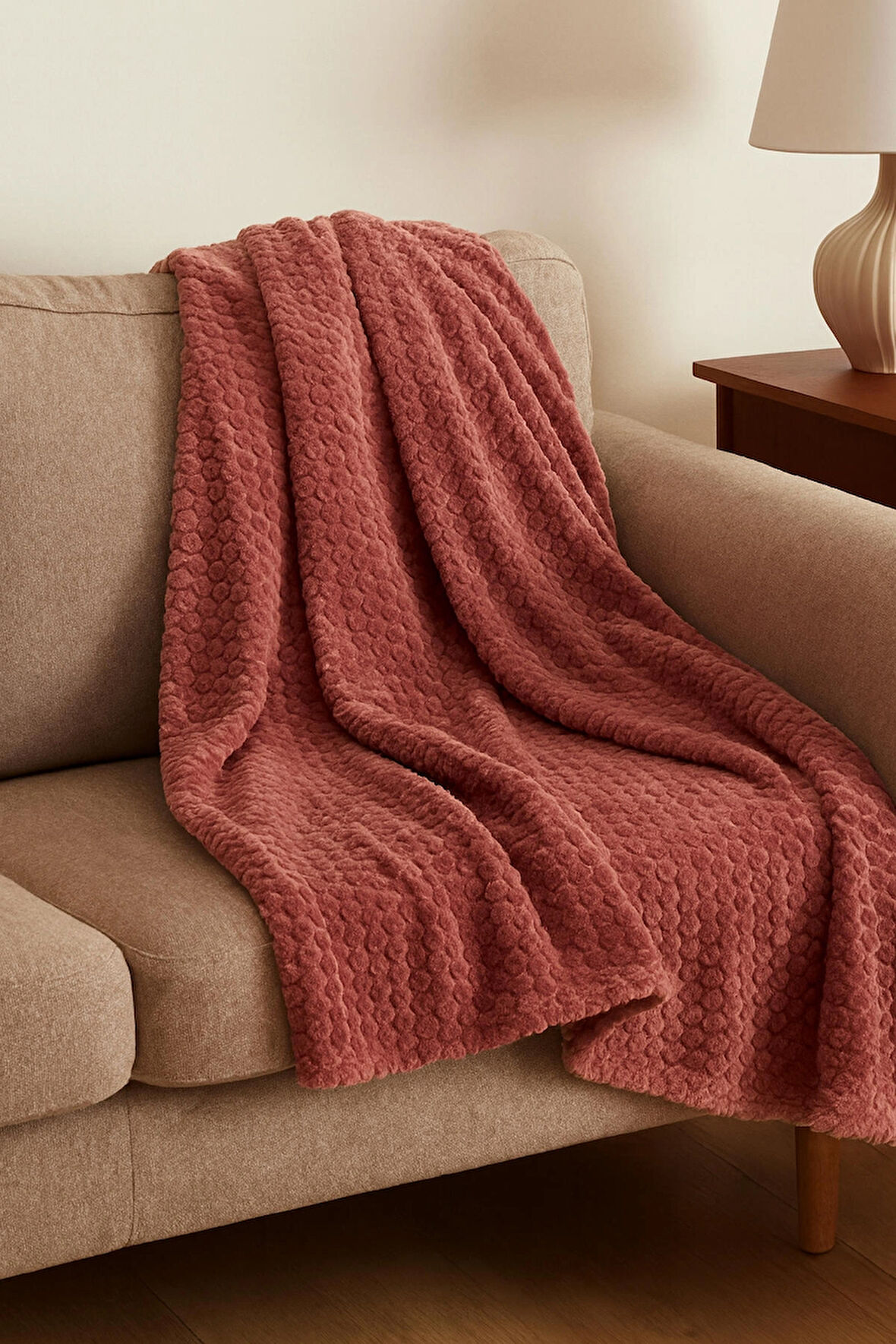 JYSK Polar Örtü Rosenvial 130x160 Gül Rengi