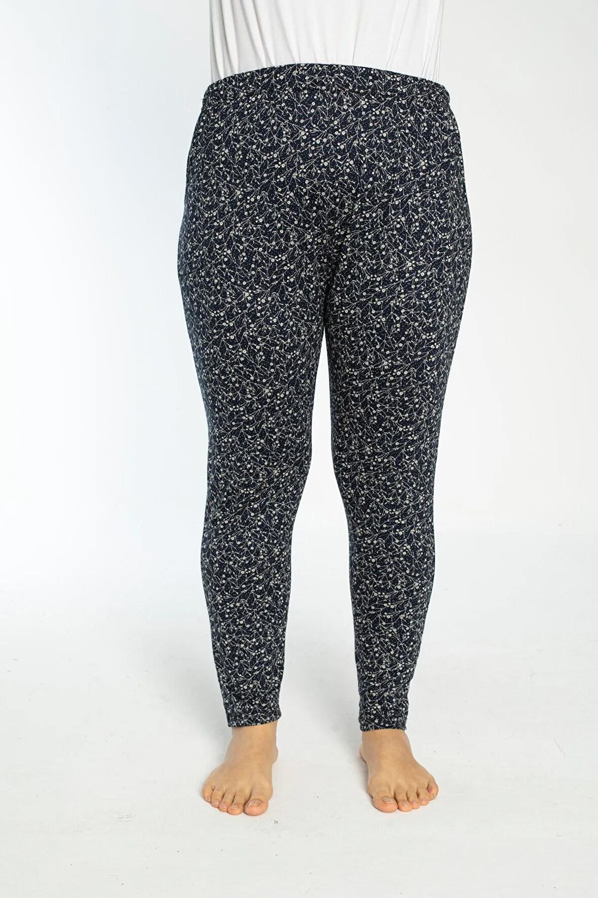 Büyük Beden Cepli Viskon Yazlık Kadın Pijama Altı Tek Alt y13