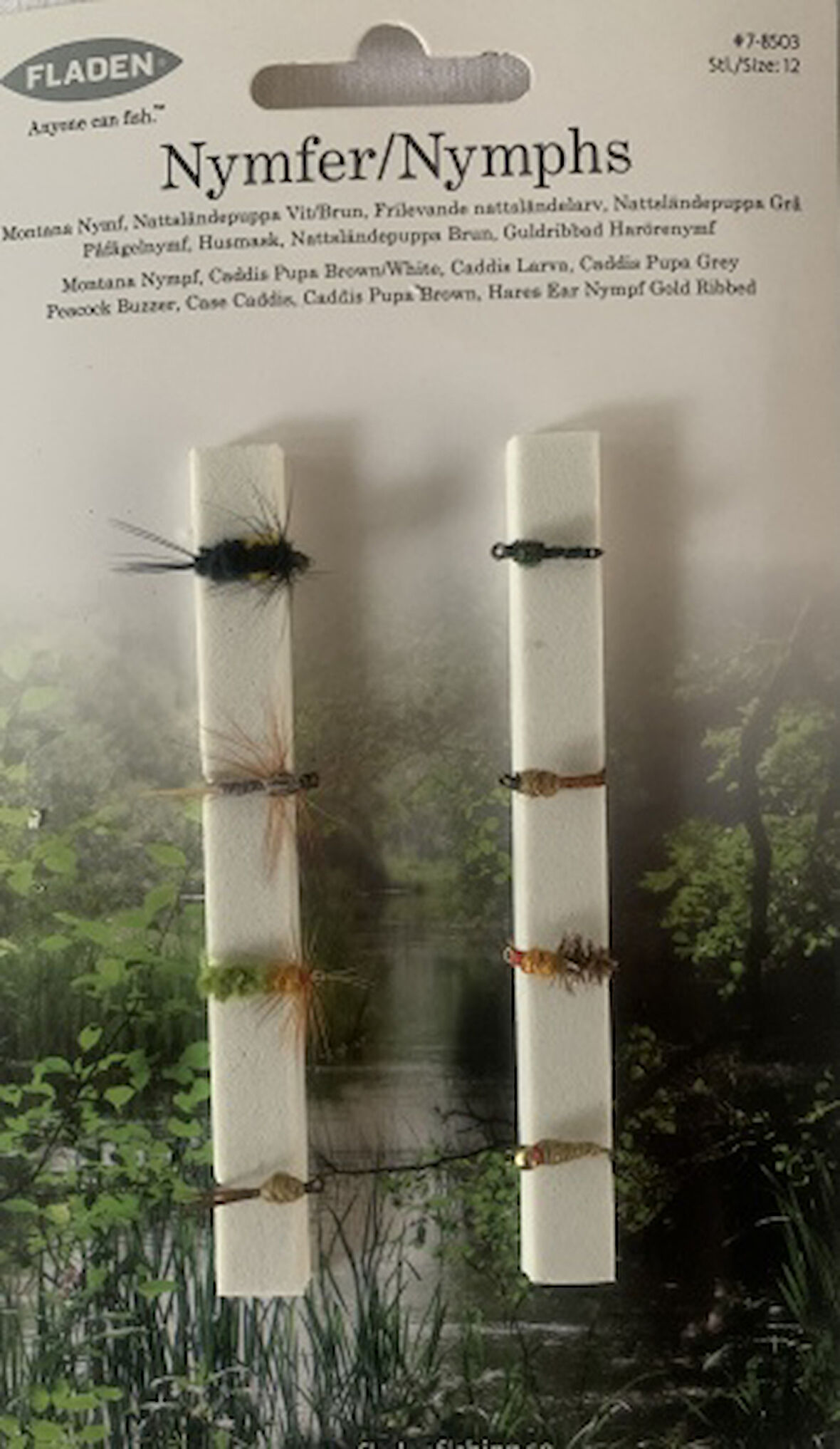 FLADEN NYMFER /NYMPHS #7-8503ST/SİZE:12 SİNEK SETİ