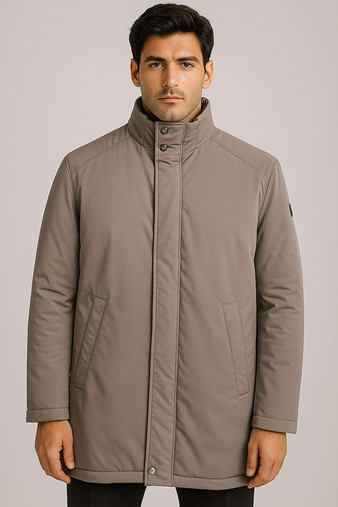 Su İtici Erkek Şişme Mont Vizon 4543