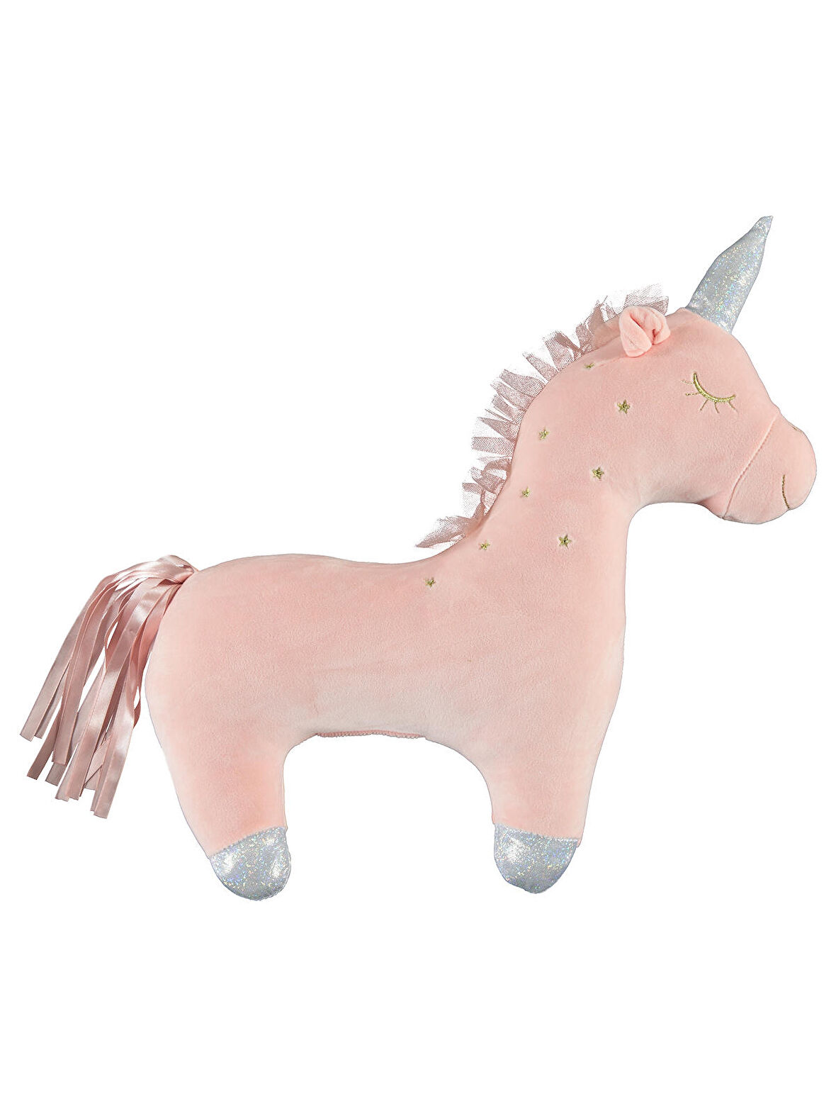 Halley Oyuncak Unicorn Soft Yastık 35 cm Pembe