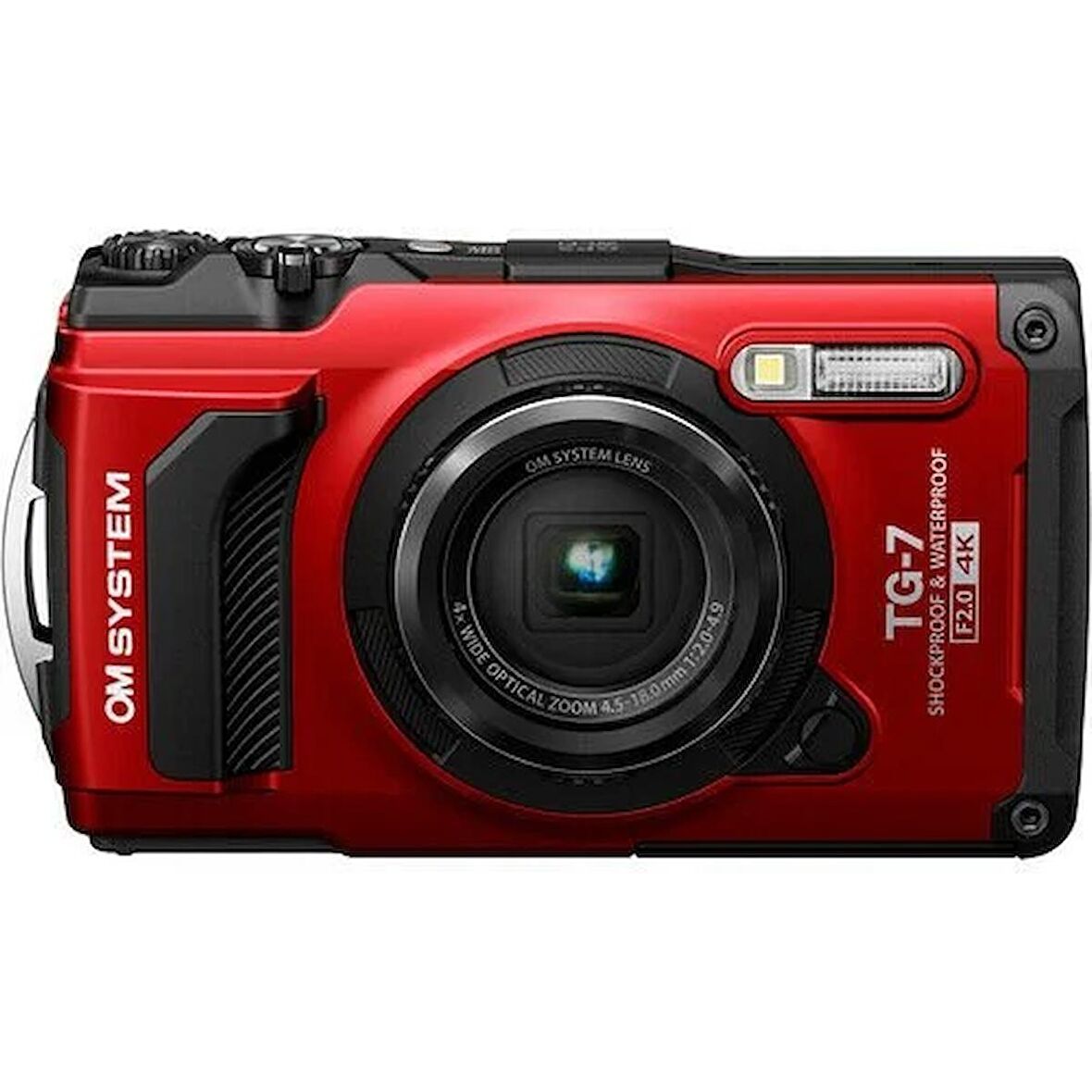 Olympus Tough TG-7 Fotoğraf Makinesi (Kırmızı)