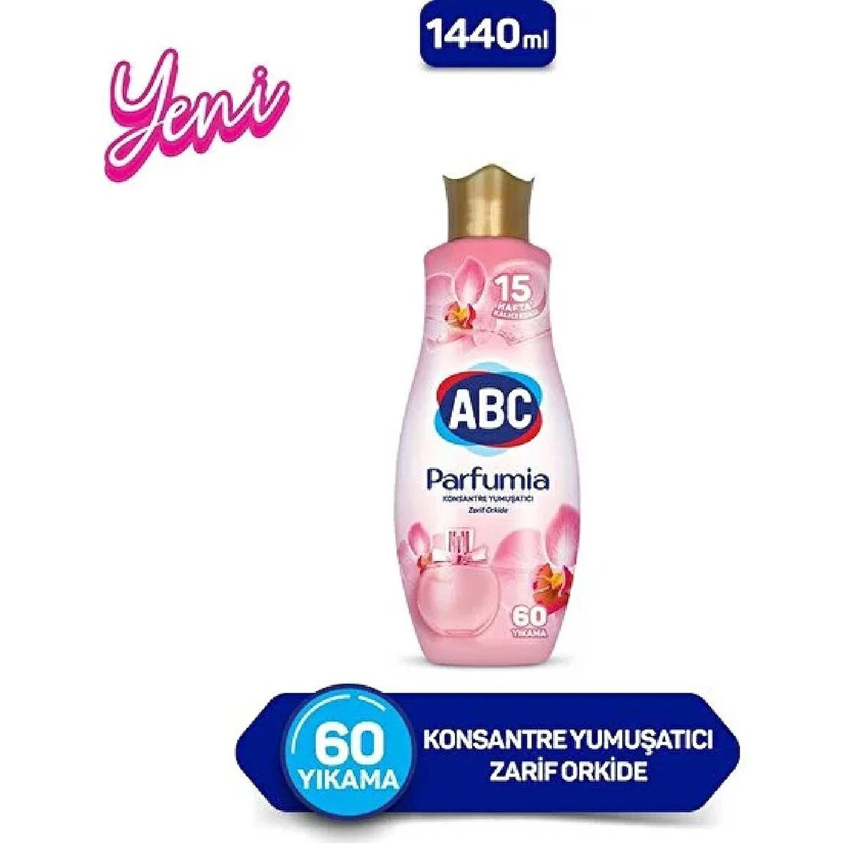 ABC Parfumia Konsantre Yumuşatıcı Zarif Orkide 60 Yıkama 1440 ml