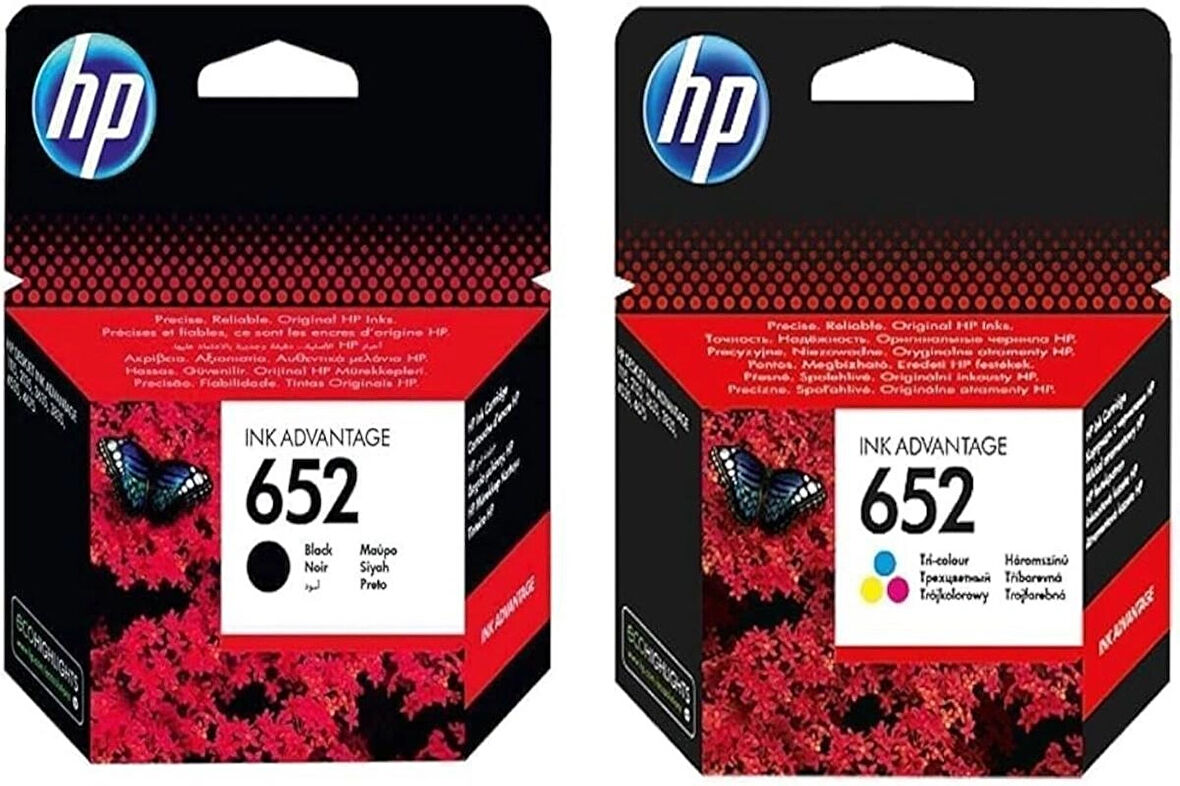 HP 652 SİYAH RENKLİ ORJİNAL KARTUŞ