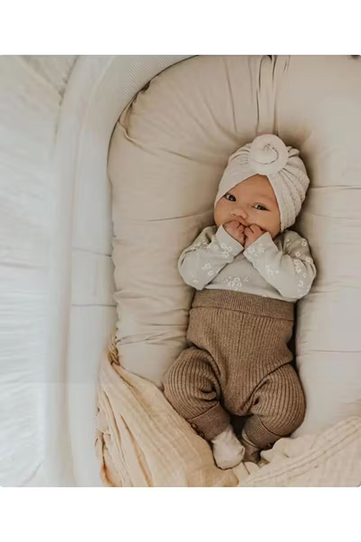 Organik babynest yenidoğan bebek yatağı