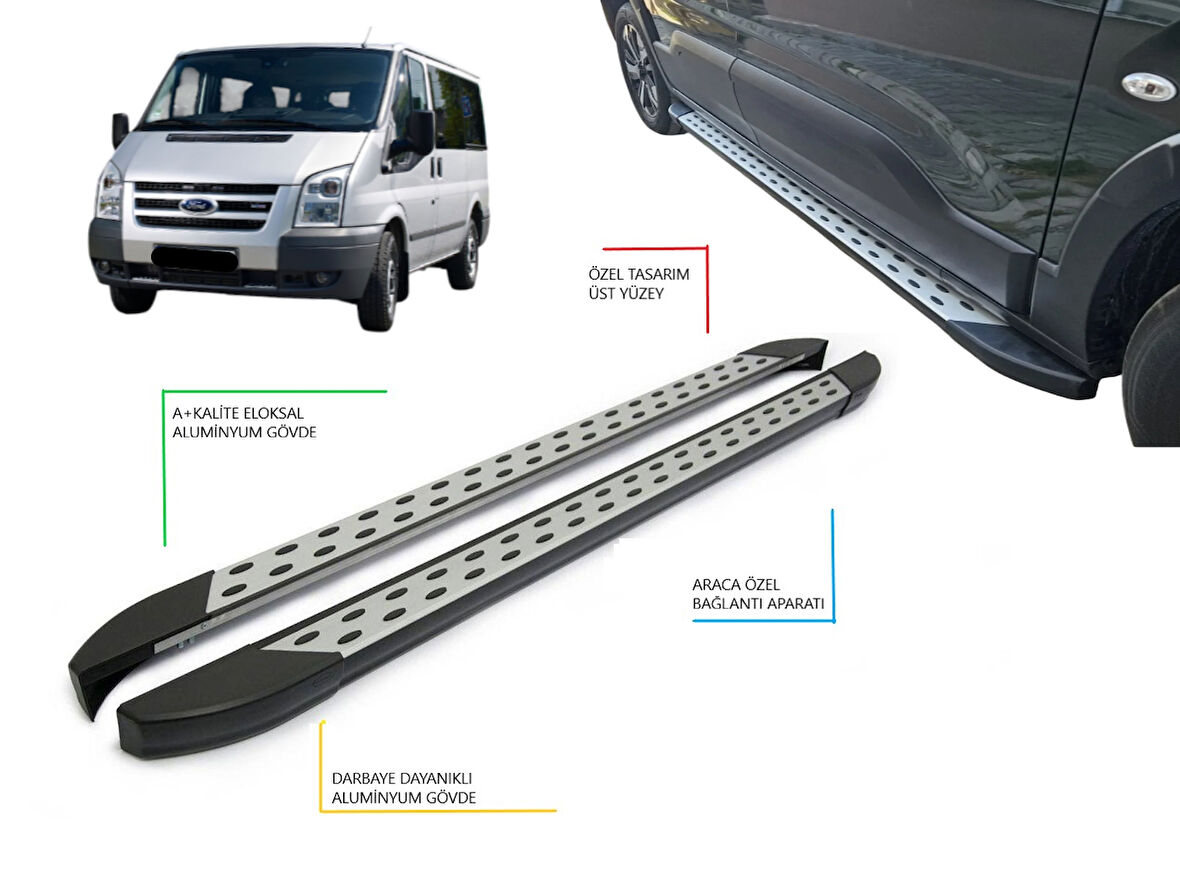 TRANSİT KISA ŞASE NOKTALI YAN BASAMAK 2006 2007 2008 2009 2010 2011 2012 2013