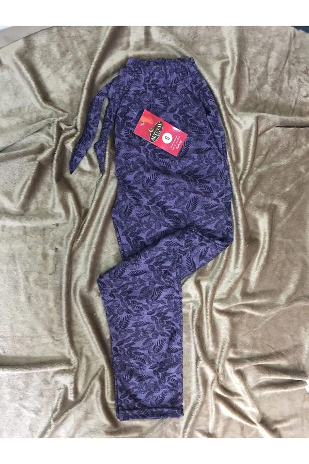 Cepli Süet Pijama Altı