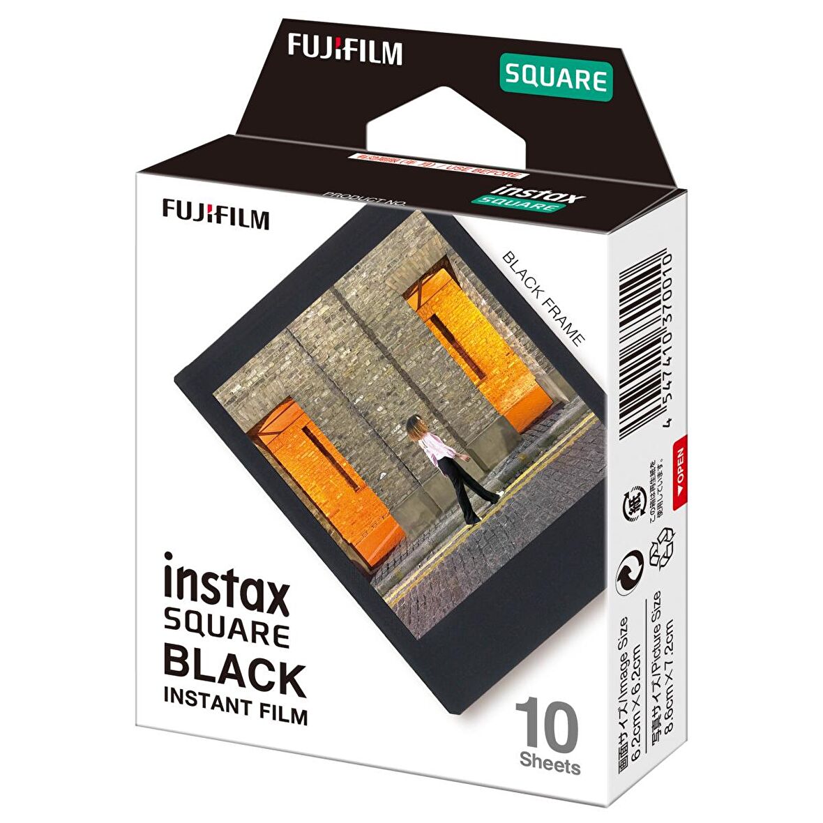 Instax Square Black Edition 10'lu Kare Özel Film