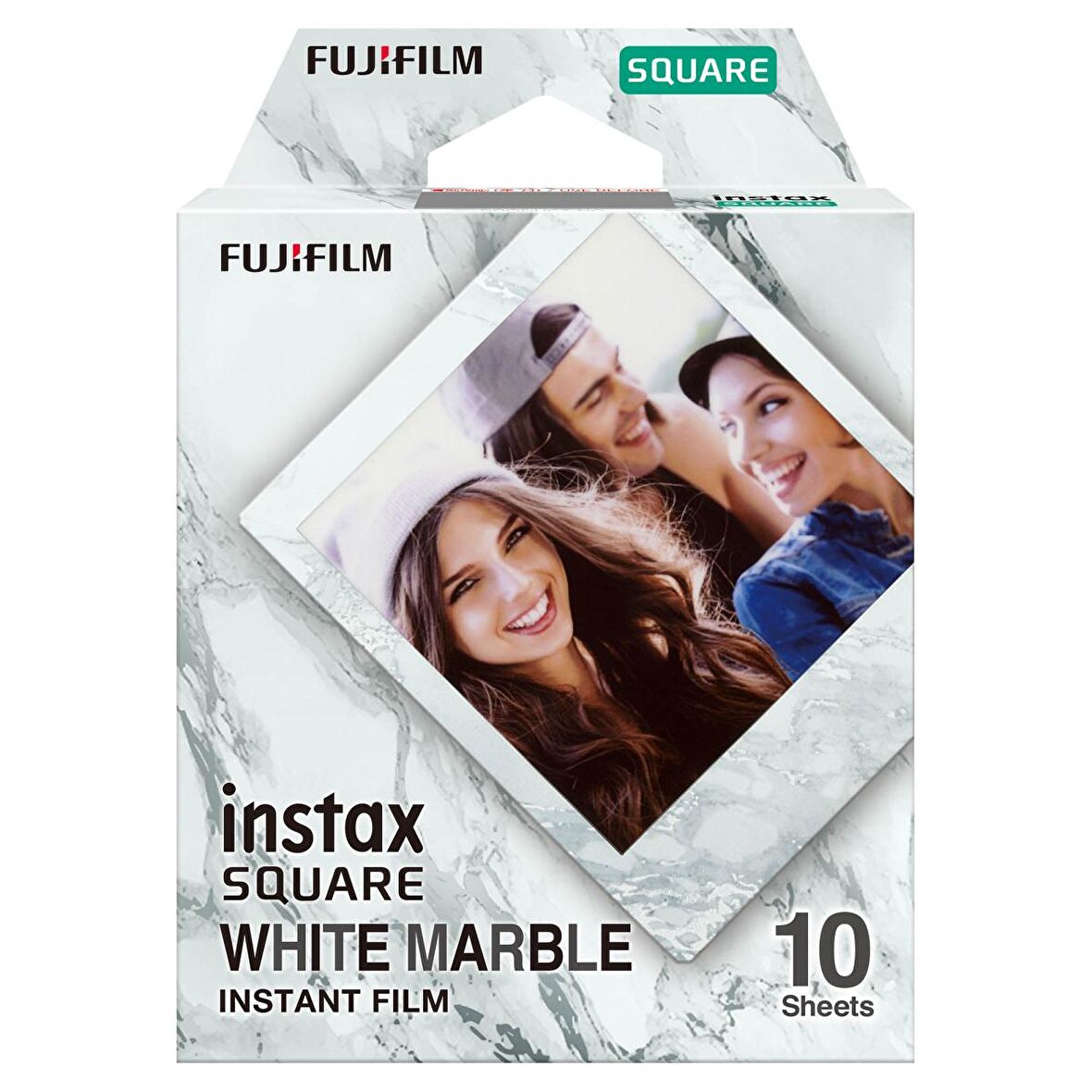 Instax Square WhiteMarble 10'lu Kare Özel Film