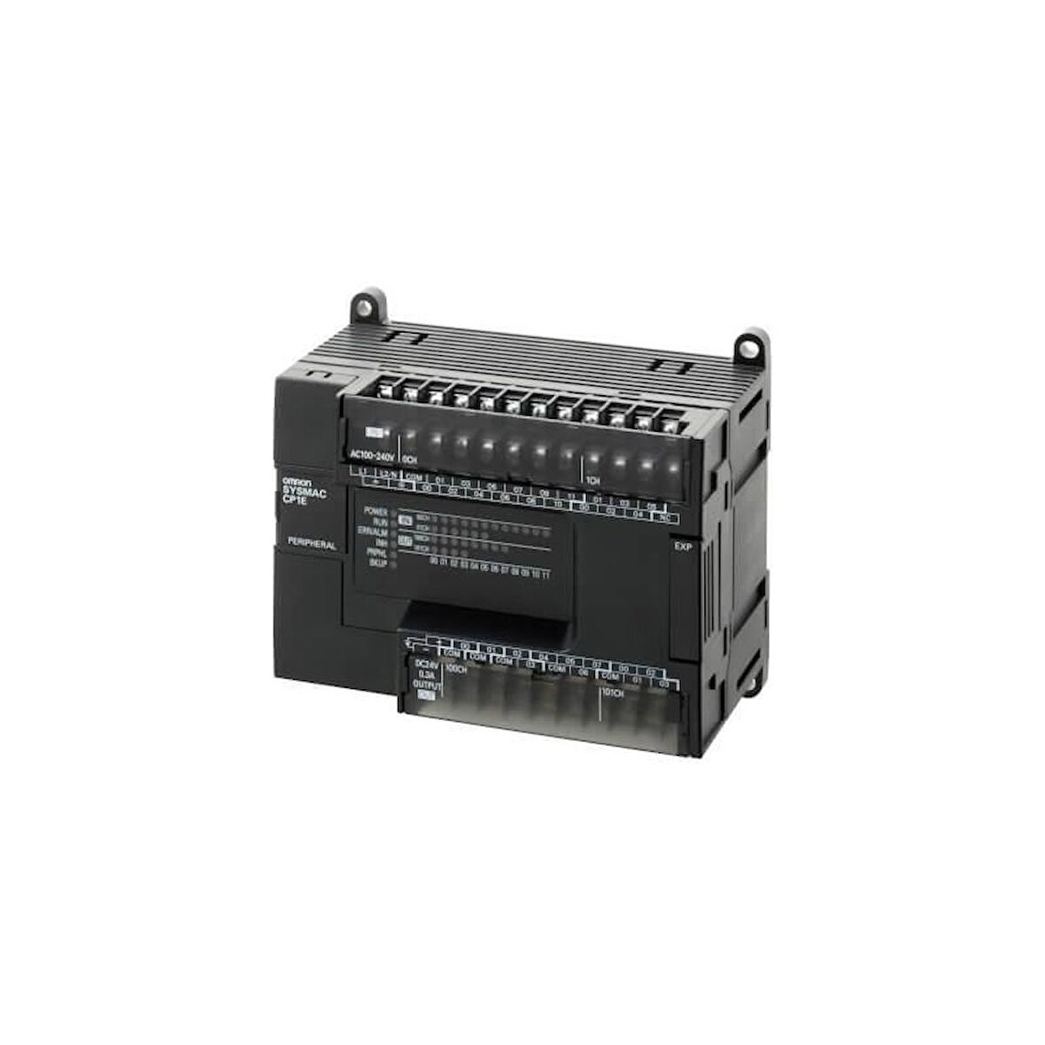 OMRON CP1E-E30SDR-A, 377330 CP1W0163E  CPU S 18/12 I/O AC Relay Outputs 2K + 2K